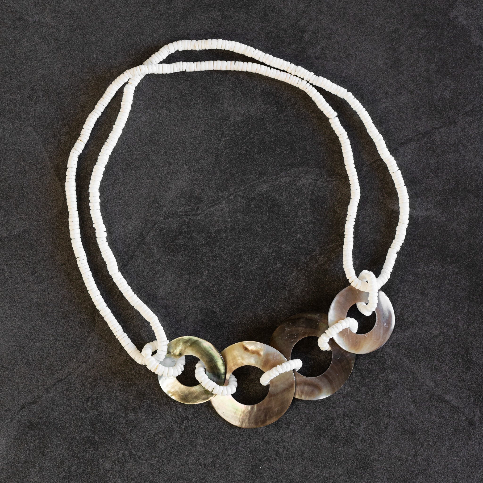 Infinite Loops Shell Necklace - Ten Thousand Villages
