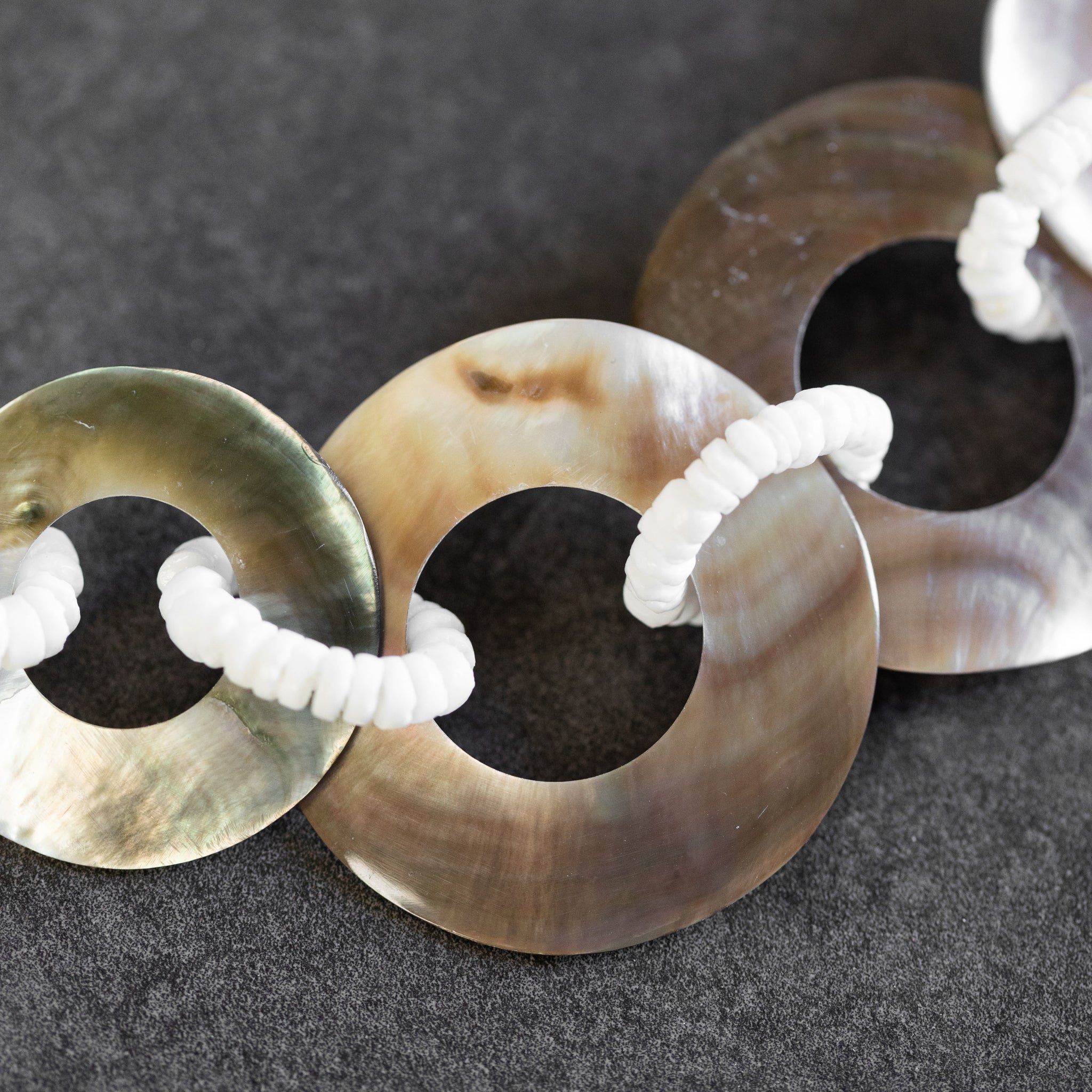Infinite Loops Shell Necklace - Ten Thousand Villages