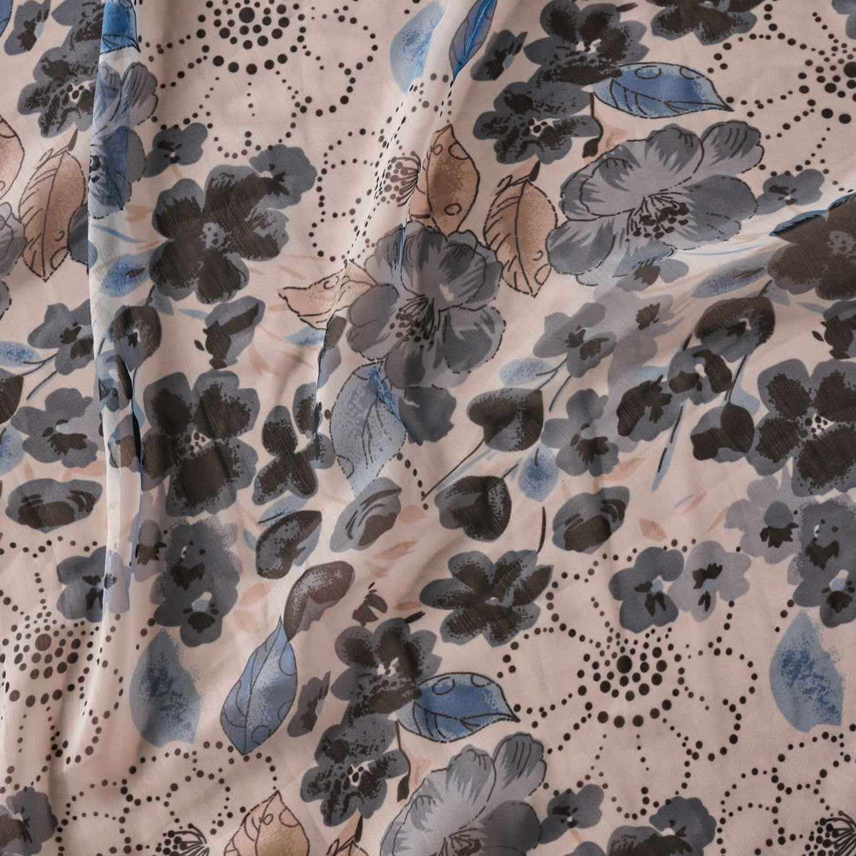 Samiti Floral Chiffon Scarf - Ten Thousand Villages