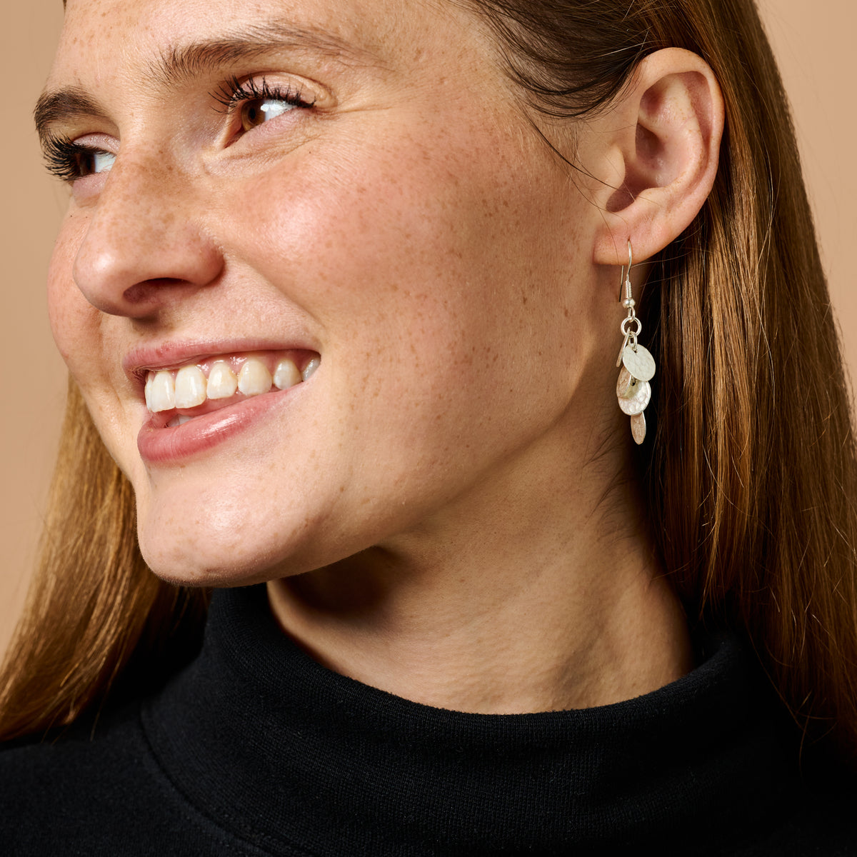 Metal Disk Cluster Earrings - Ten Thousand Villages