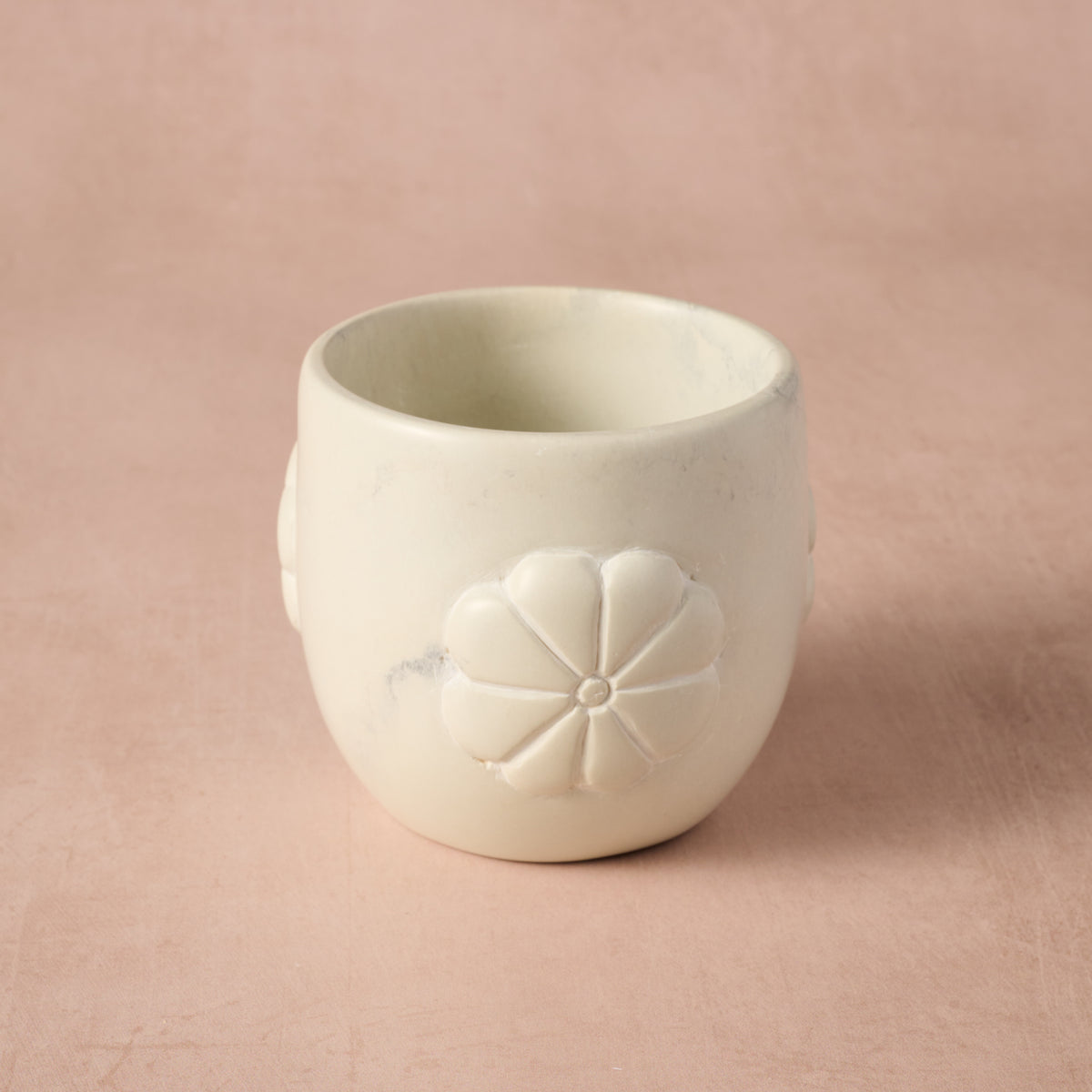 Mea Floral Soapstone Planter - Ten Thousand Villages