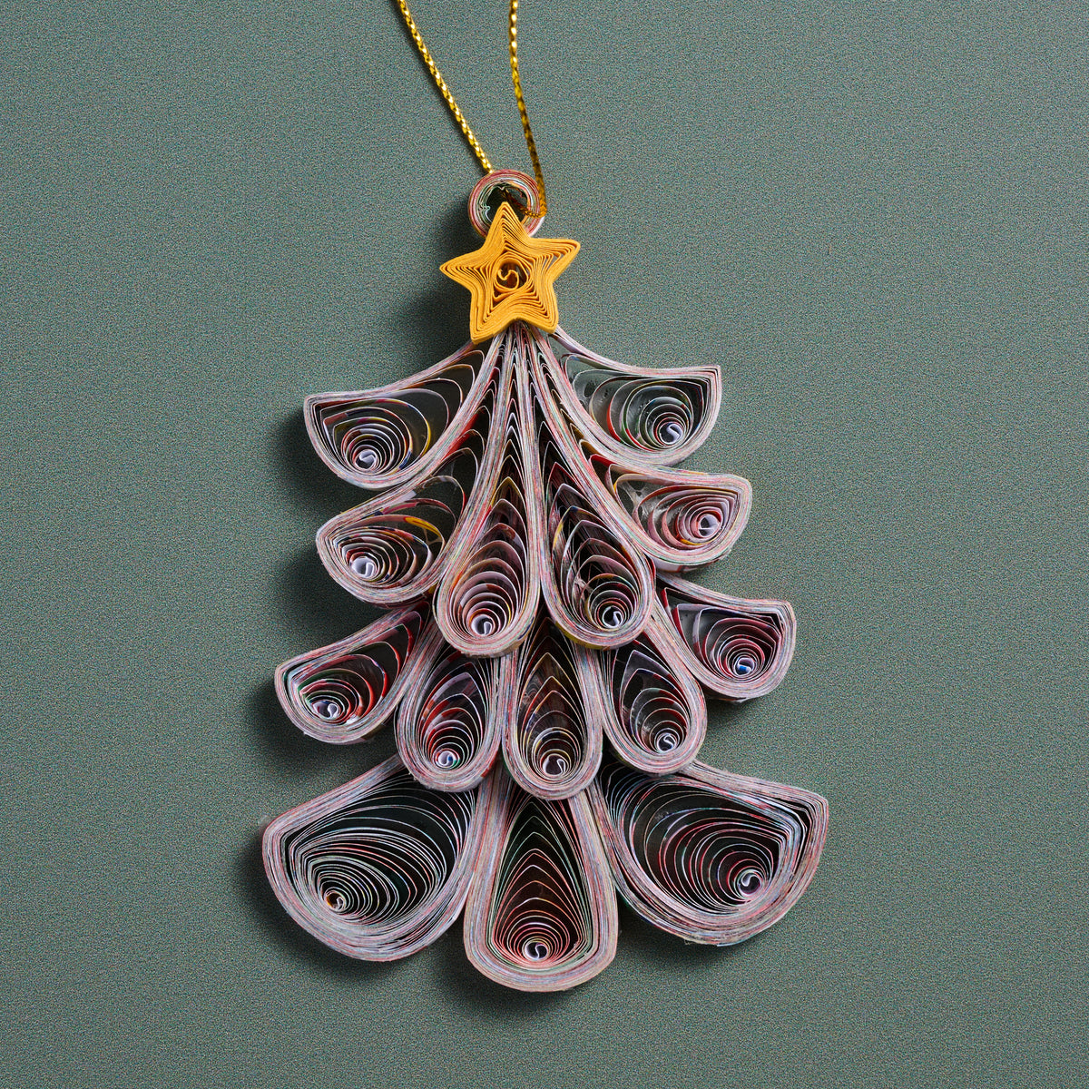 Quilled Fancy Tree Ornament - Ten Thousand Villages
