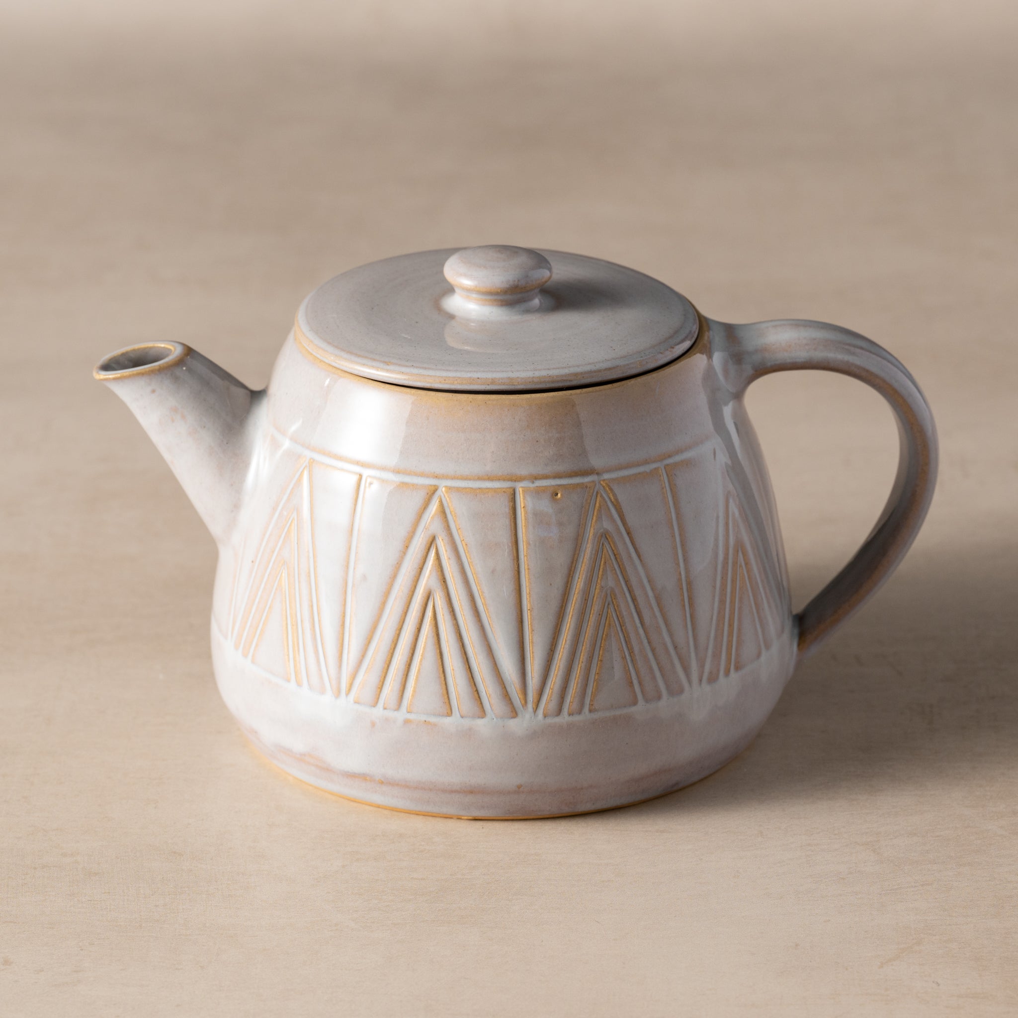 Mountain Peaks Ceramic Teapot - Ten Thousand Villages