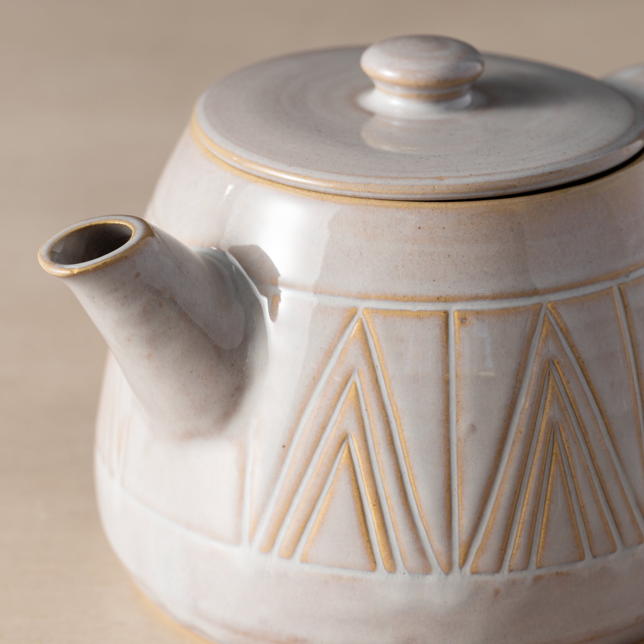 Mountain Peaks Ceramic Teapot - Ten Thousand Villages