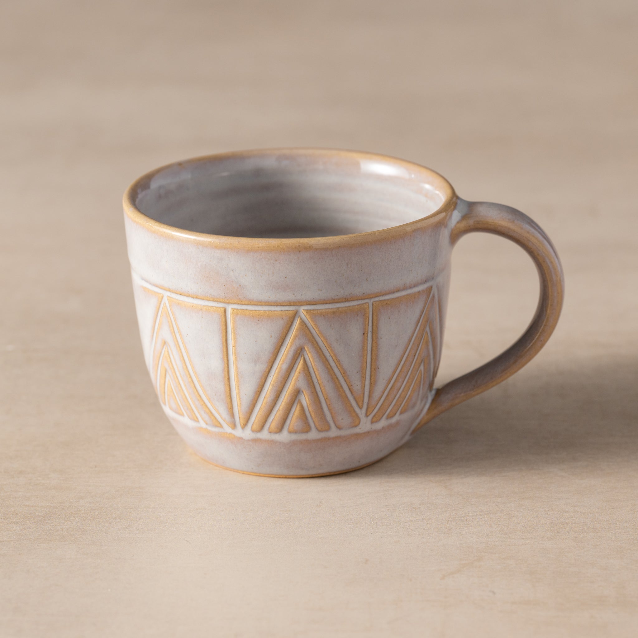Mountain Peaks Ceramic Tea Cup - Ten Thousand Villages