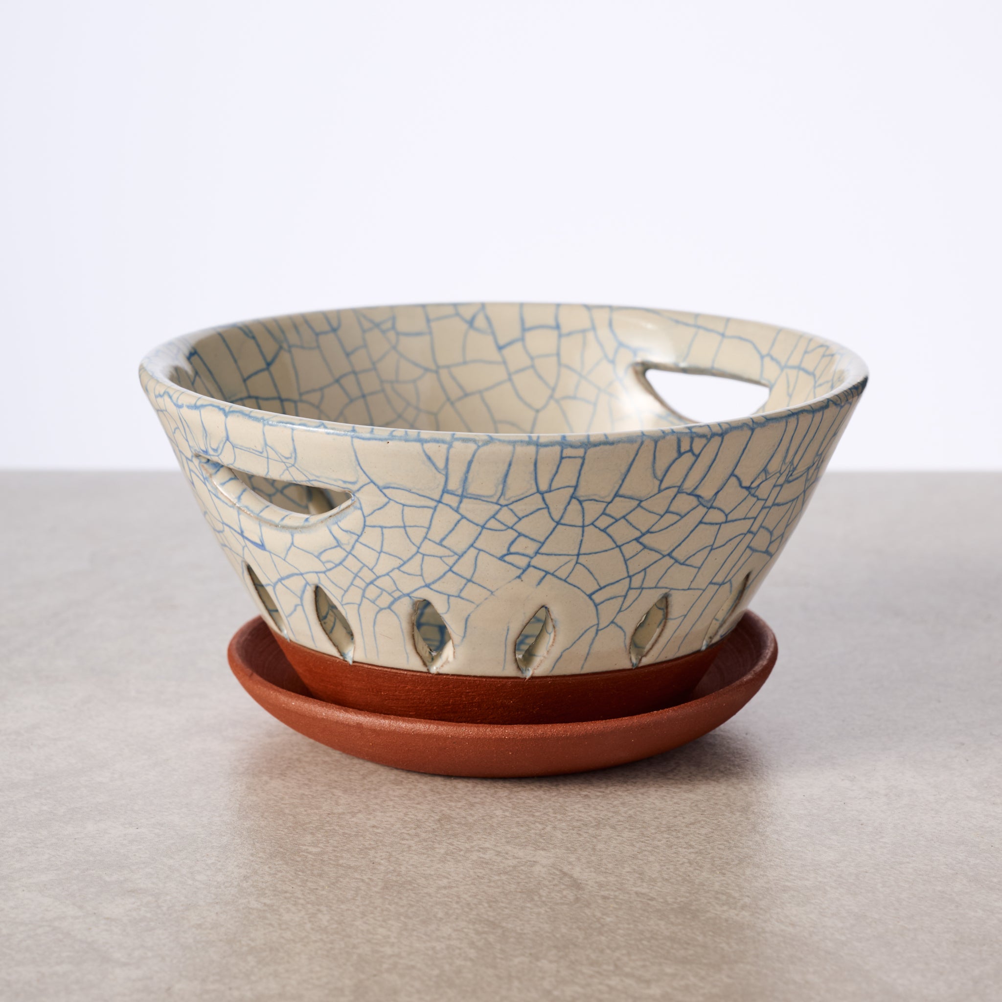Ciya Blue Crackle Berry Bowl - Ten Thousand Villages