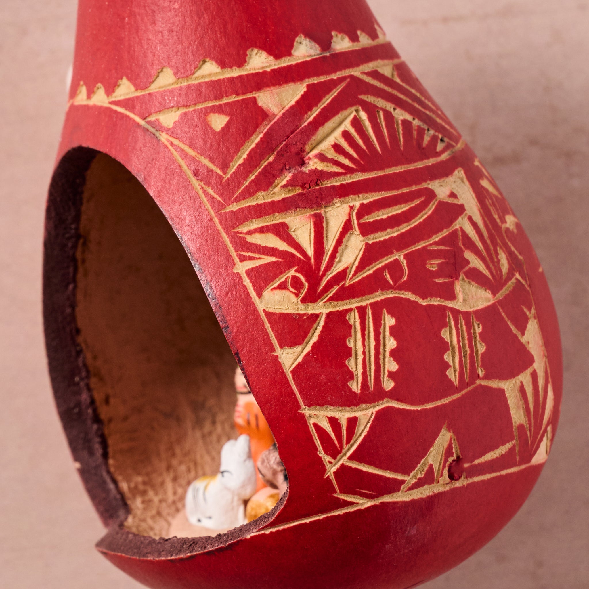 Nativity Gourd Ornament - Ten Thousand Villages