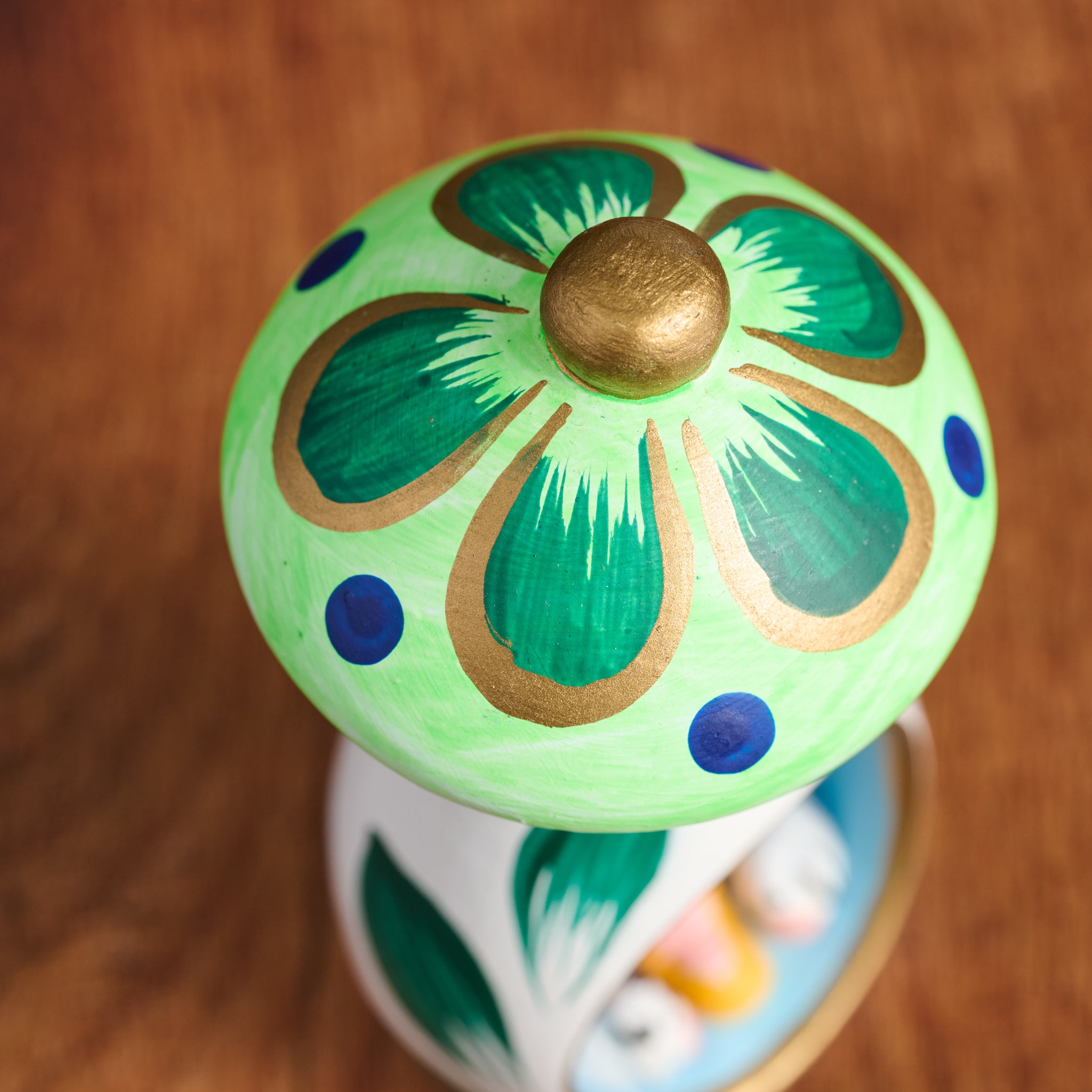 Mini Mushroom Ceramic Nativity - Ten Thousand Villages