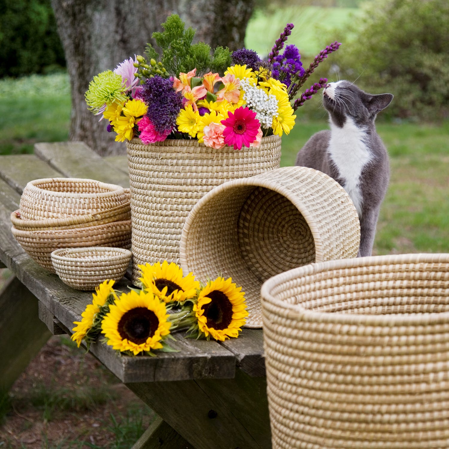 Kaisa Grass Basket Bowl - Ten Thousand Villages