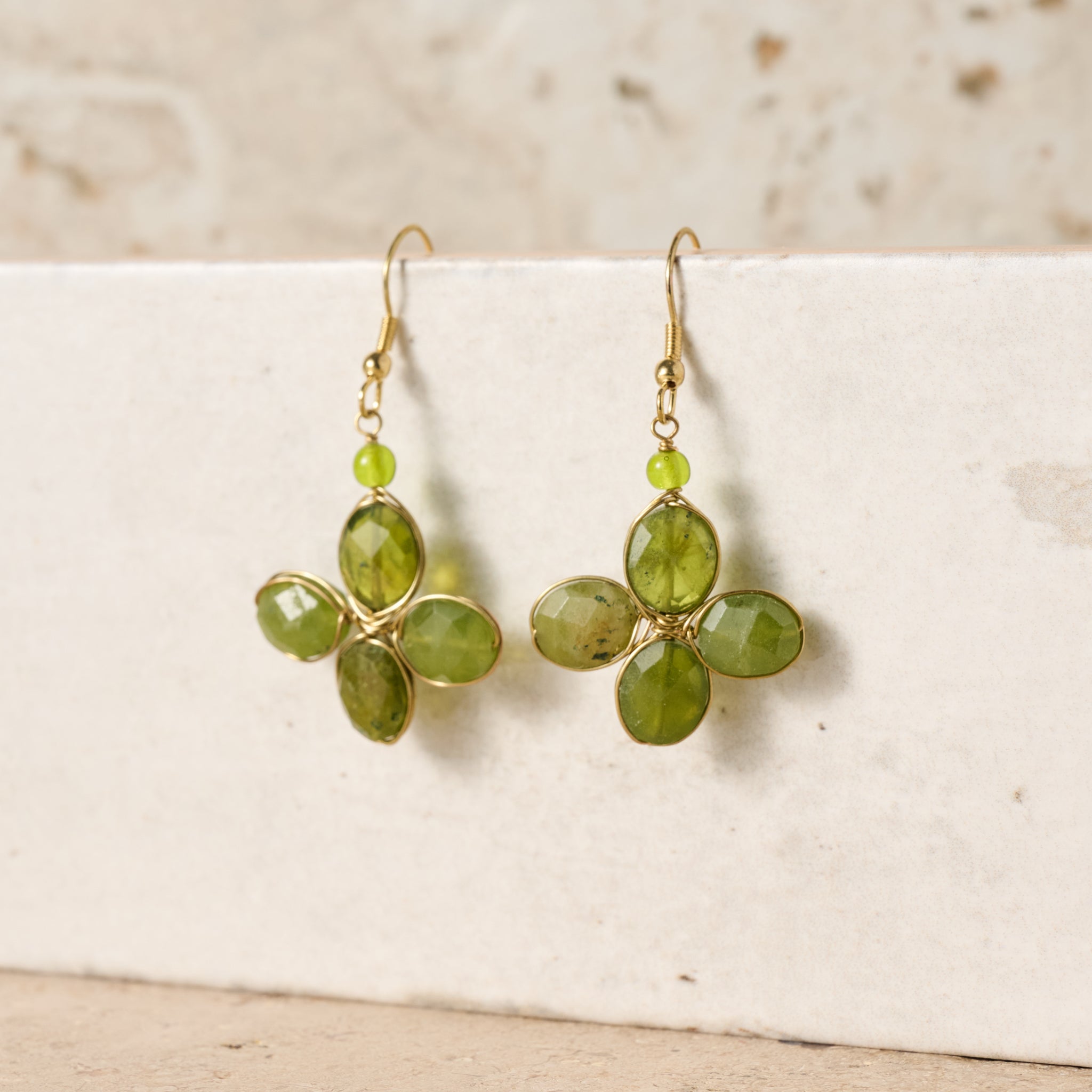 Mahi Vessonite Earrings - Ten Thousand Villages