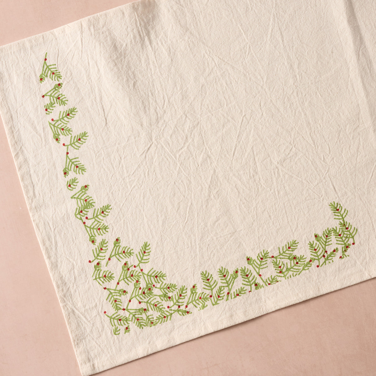 Sardee Holly Cotton Table Runner - Ten Thousand Villages