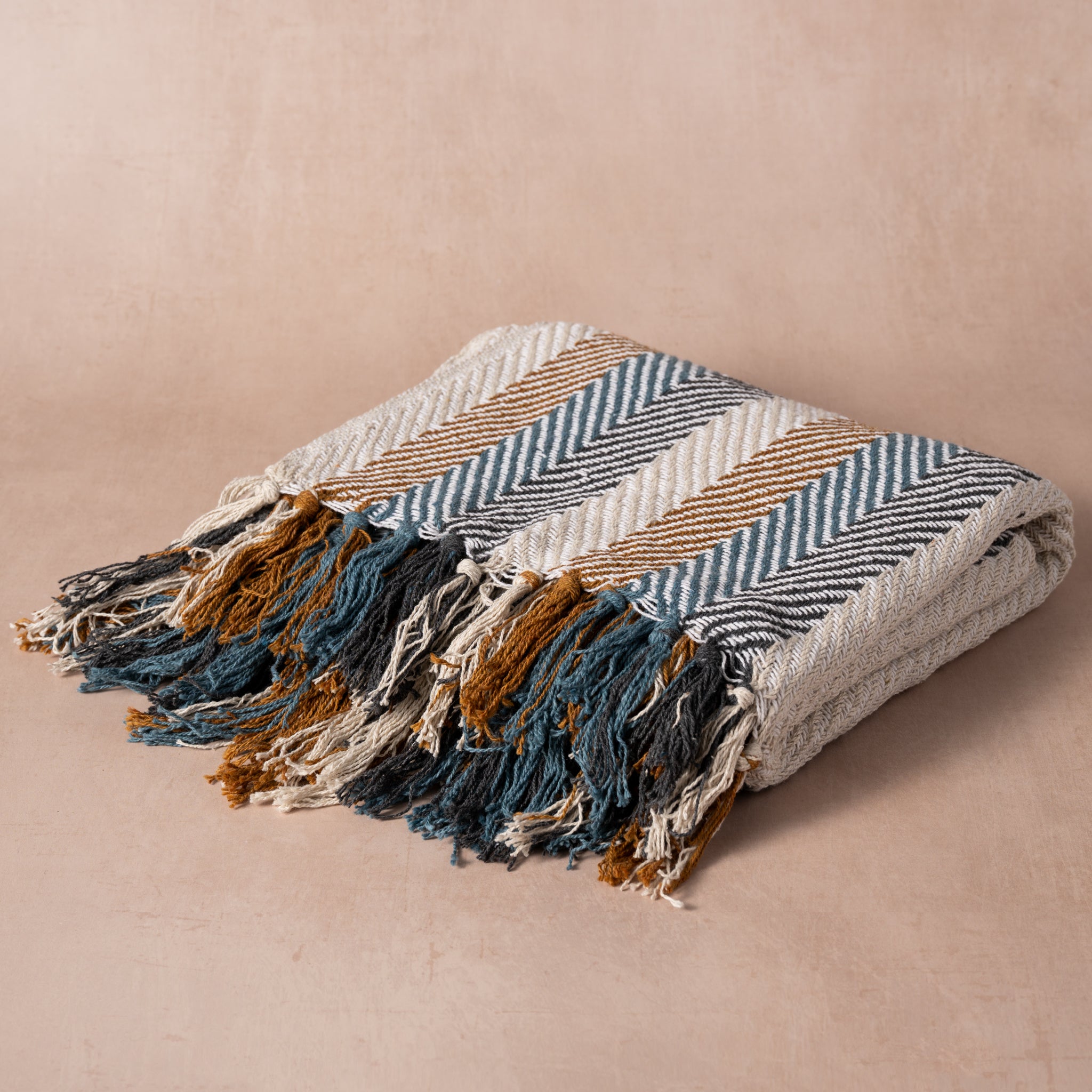 Choolha Winter Stripe Blanket - Ten Thousand Villages