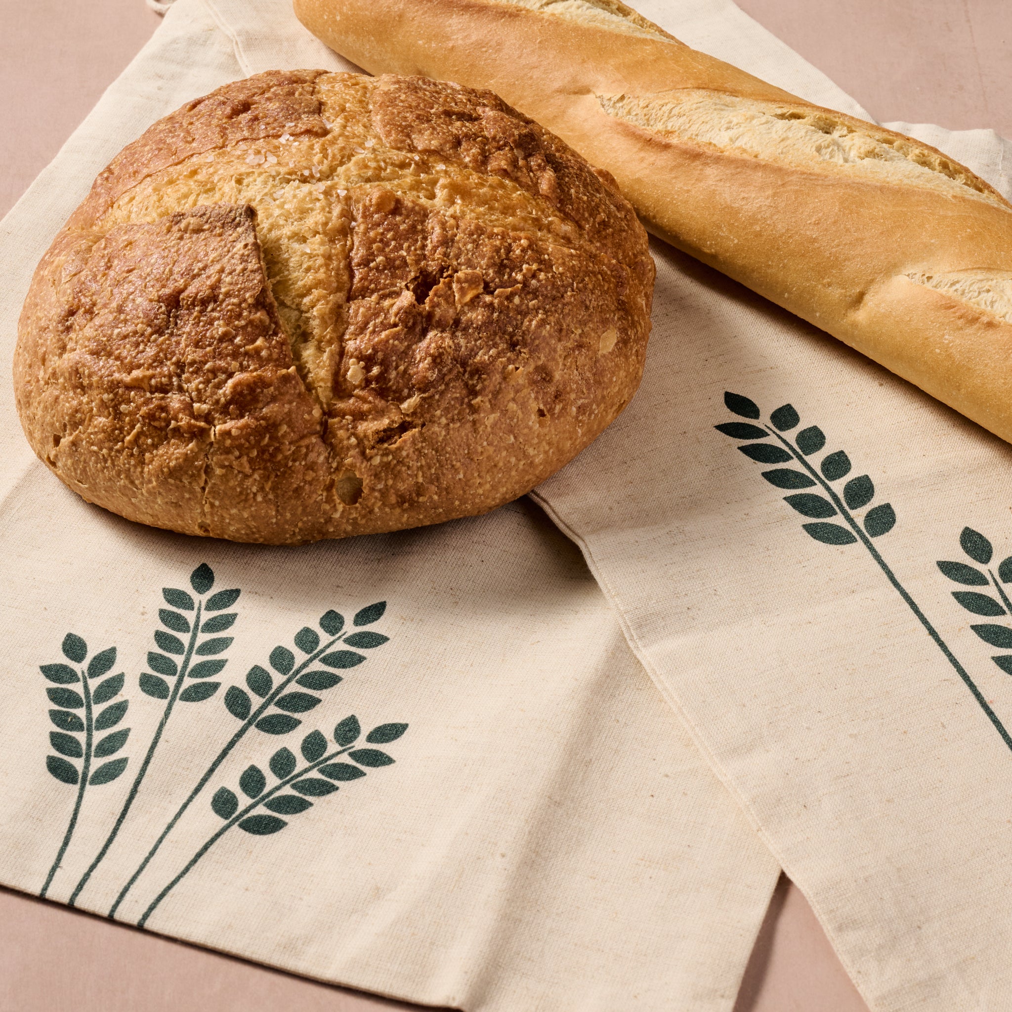 Linen Bread Bag Set - Ten Thousand Villages