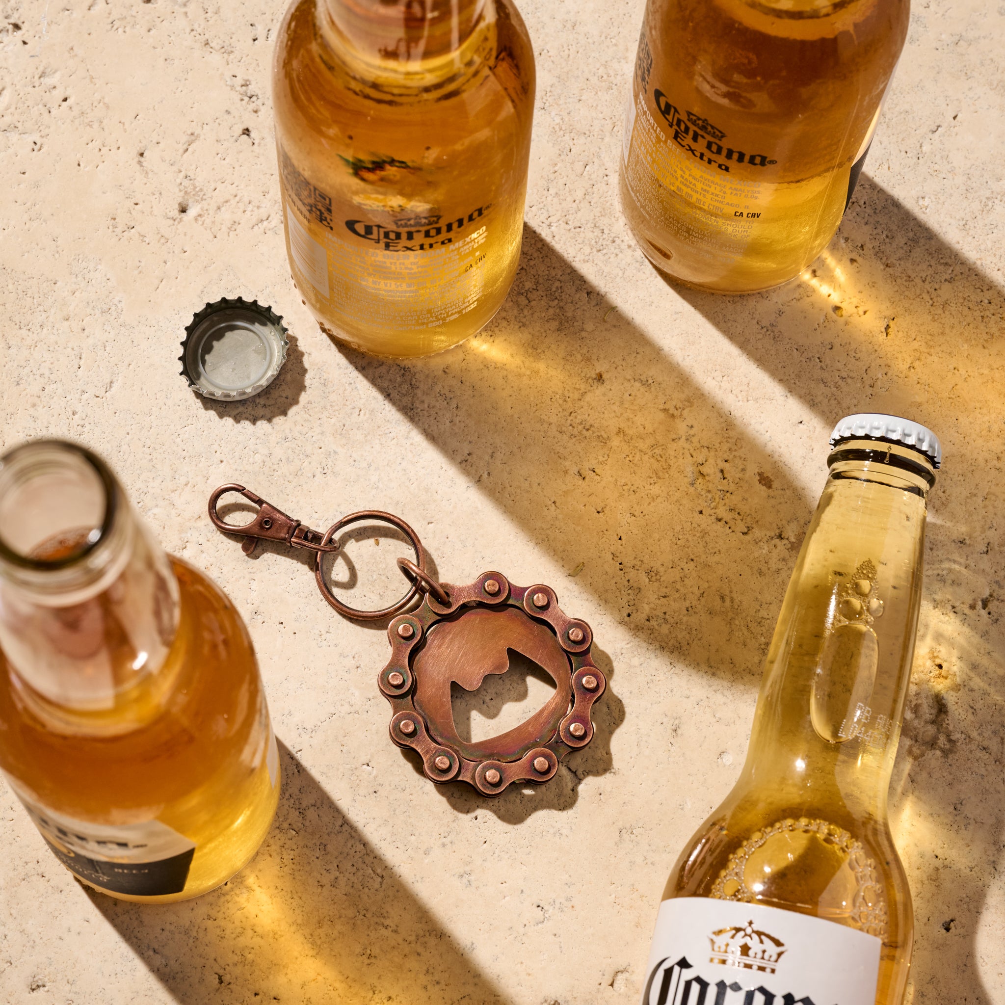 Bike Chain Bottle Opener Key Clasp - Ten Thousand Villages