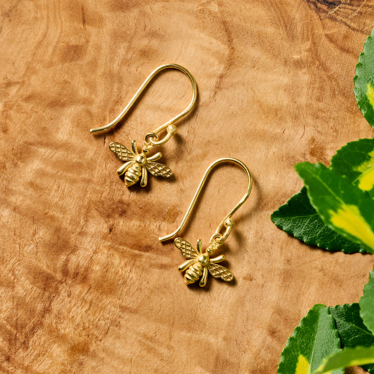Bee Charmed Dangle Earrings - Ten Thousand Villages