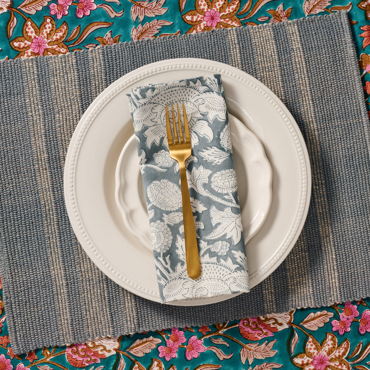 Baadal Blockprint Napkin - Ten Thousand Villages