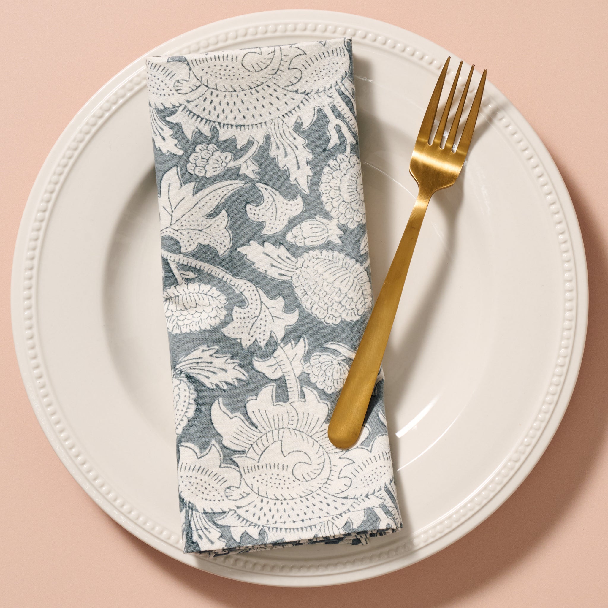 Baadal Blockprint Napkin - Ten Thousand Villages