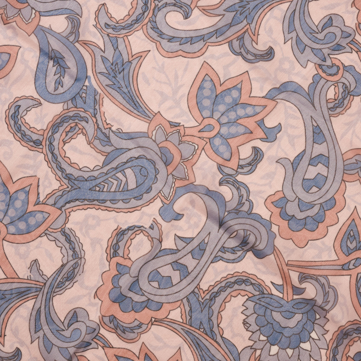 Komal Paisley Chiffon Scarf - Ten Thousand Villages