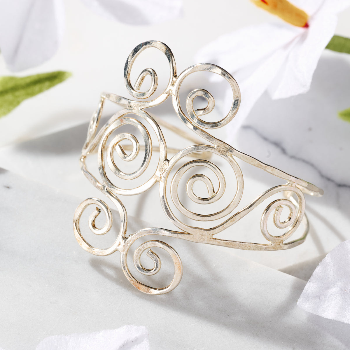 Jala Swirl Cuff Bracelet - Ten Thousand Villages