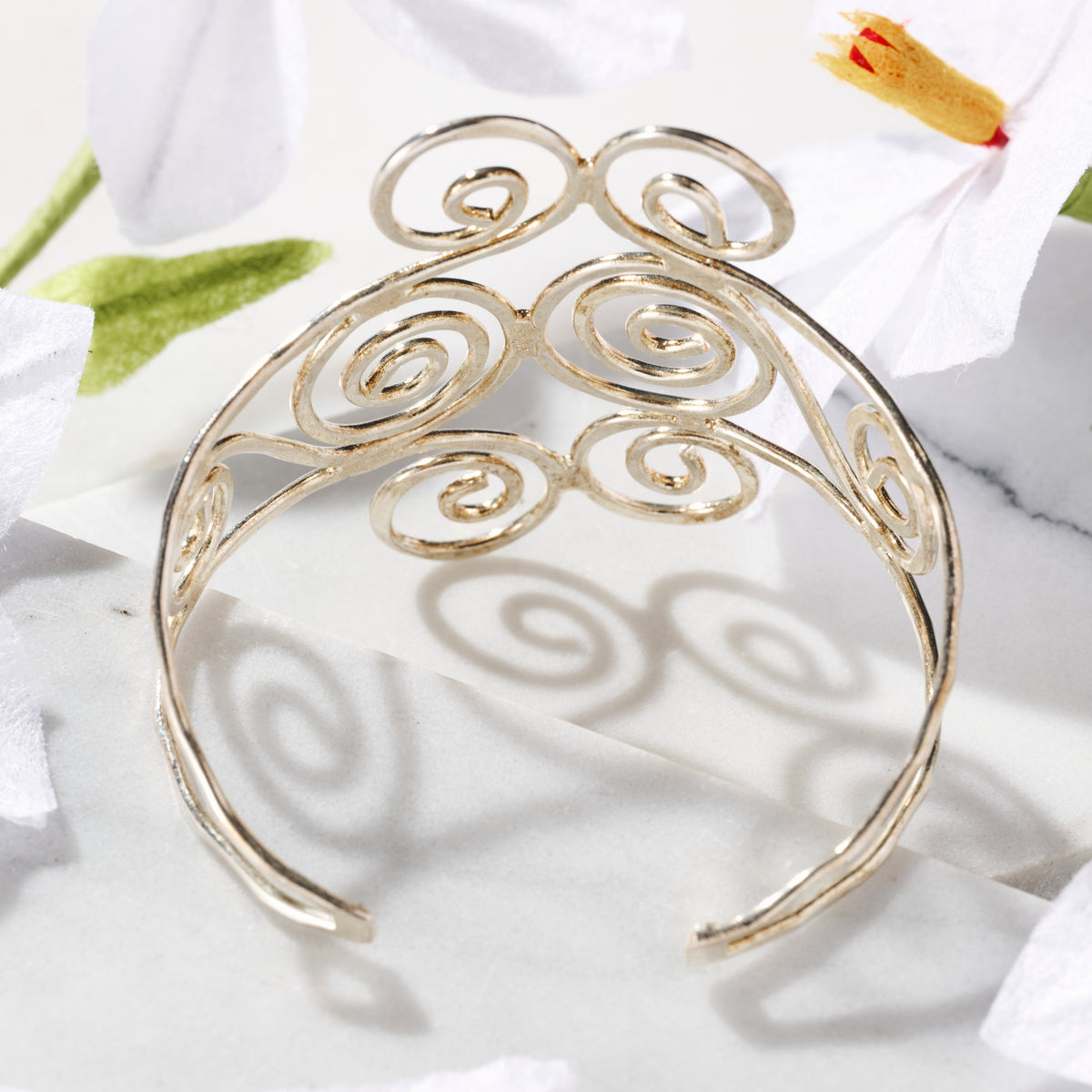 Jala Swirl Cuff Bracelet - Ten Thousand Villages