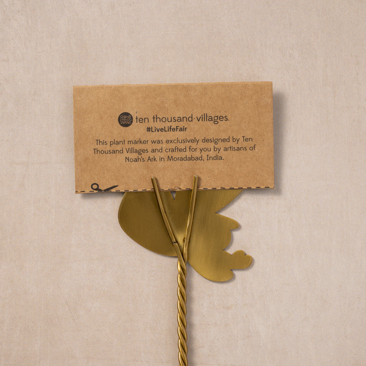 Plant Marker w/Card - Guardian Angel - Ten Thousand Villages
