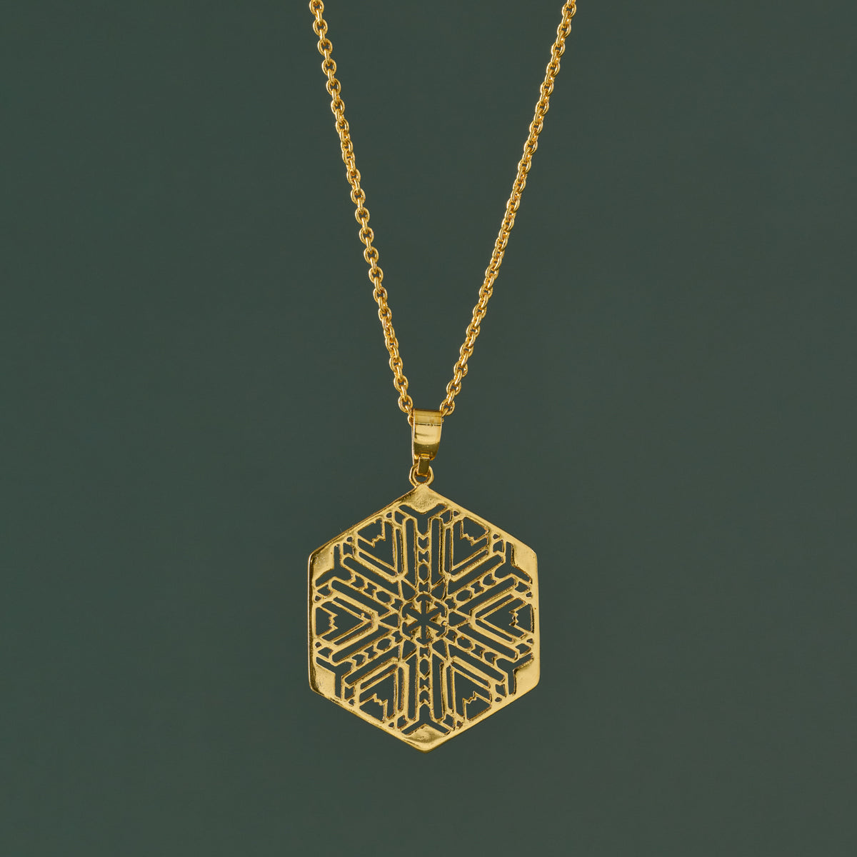 Mandala Brass Medallion Necklace - Ten Thousand Villages