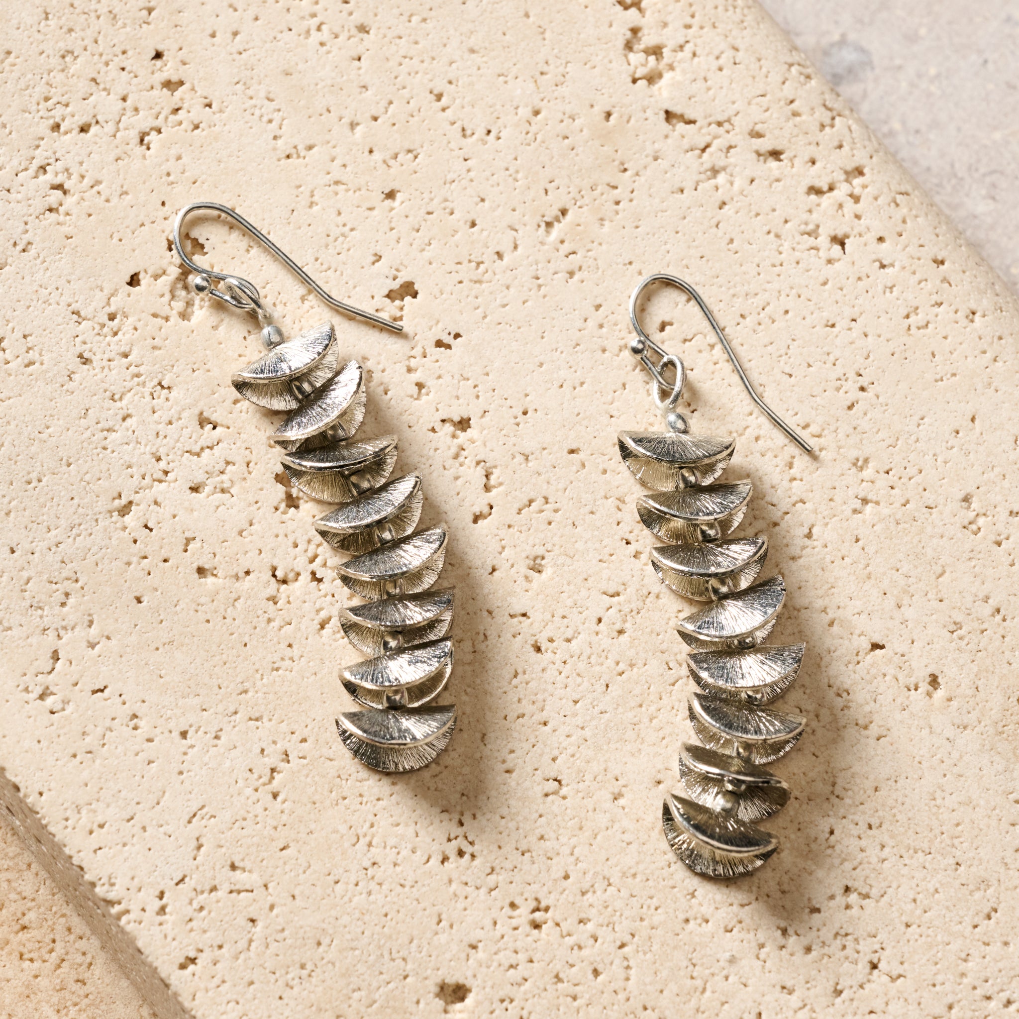 Tarra Stacked Dangle Earrings - Ten Thousand Villages