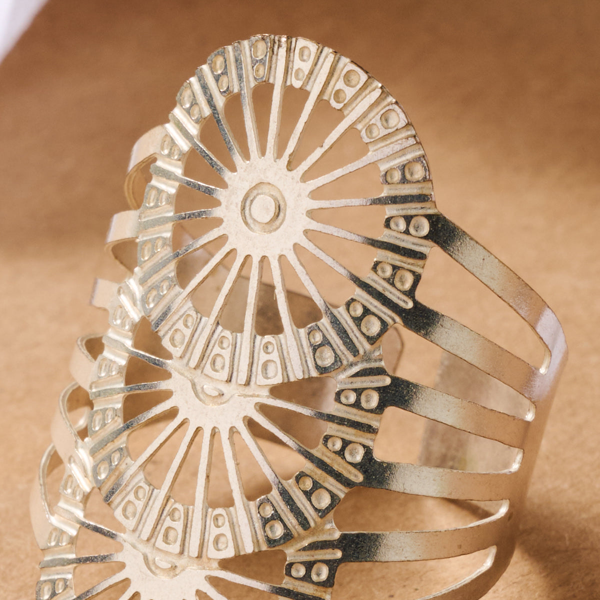 Roda Silver Cuff Ring - Ten Thousand Villages