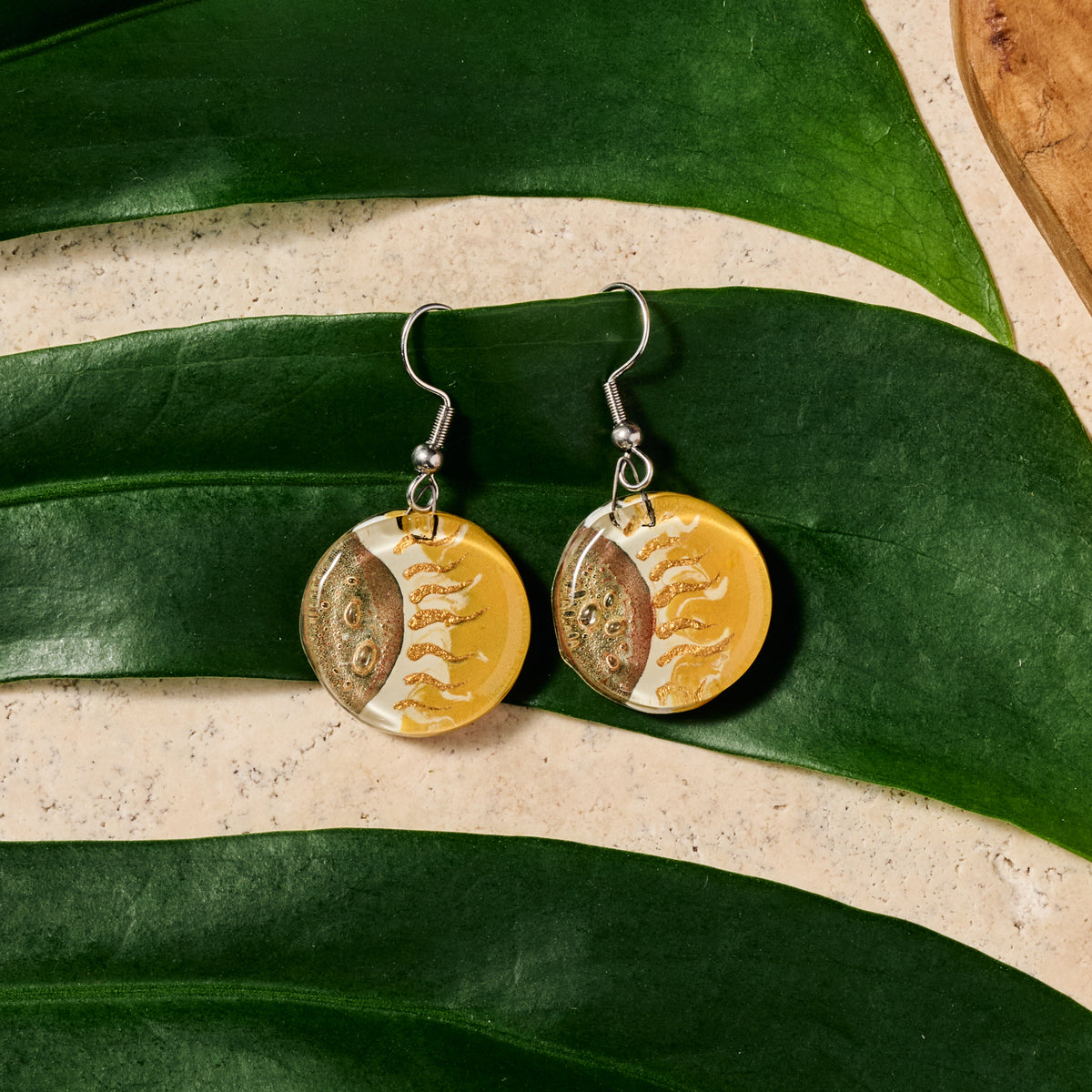 Verano Sunrise Glass Dangle Earrings - Ten Thousand Villages