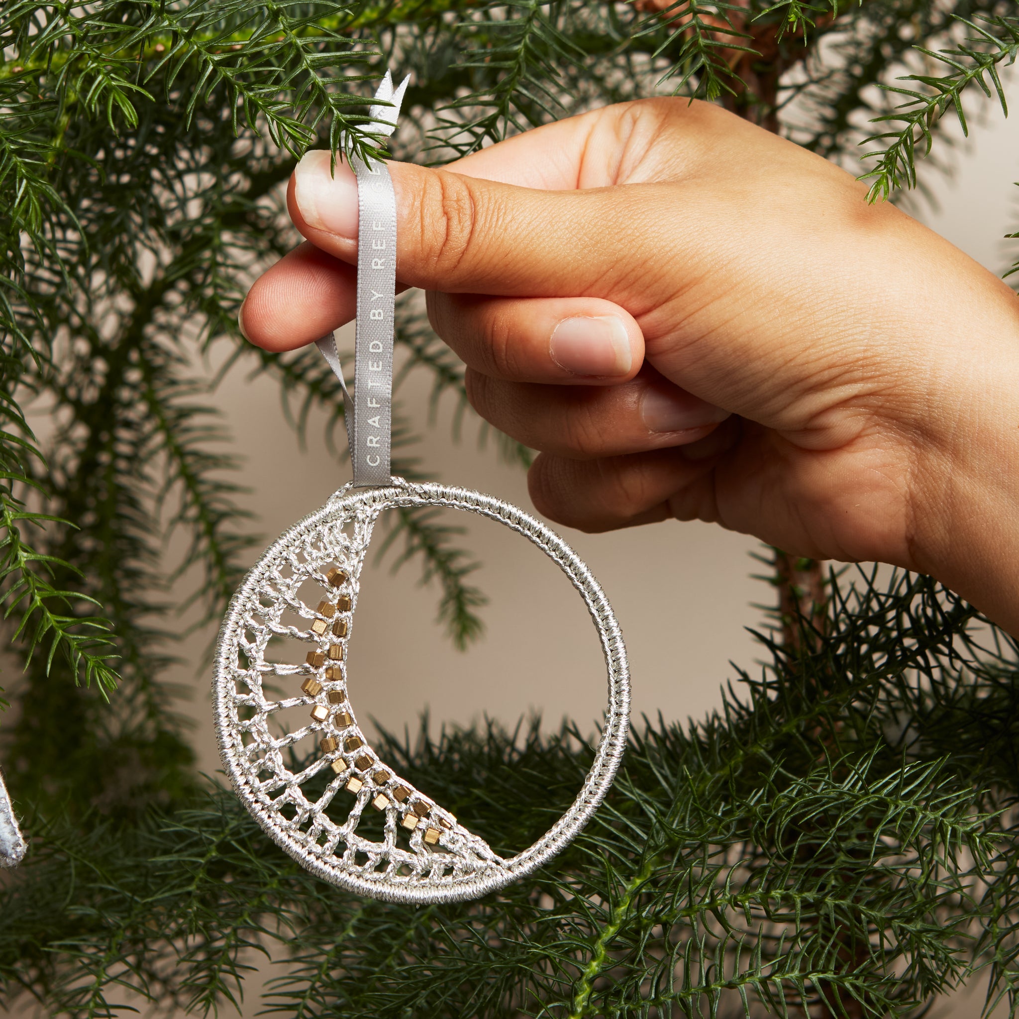 Ornament MADE51 Valila Silver Moon - Ten Thousand Villages