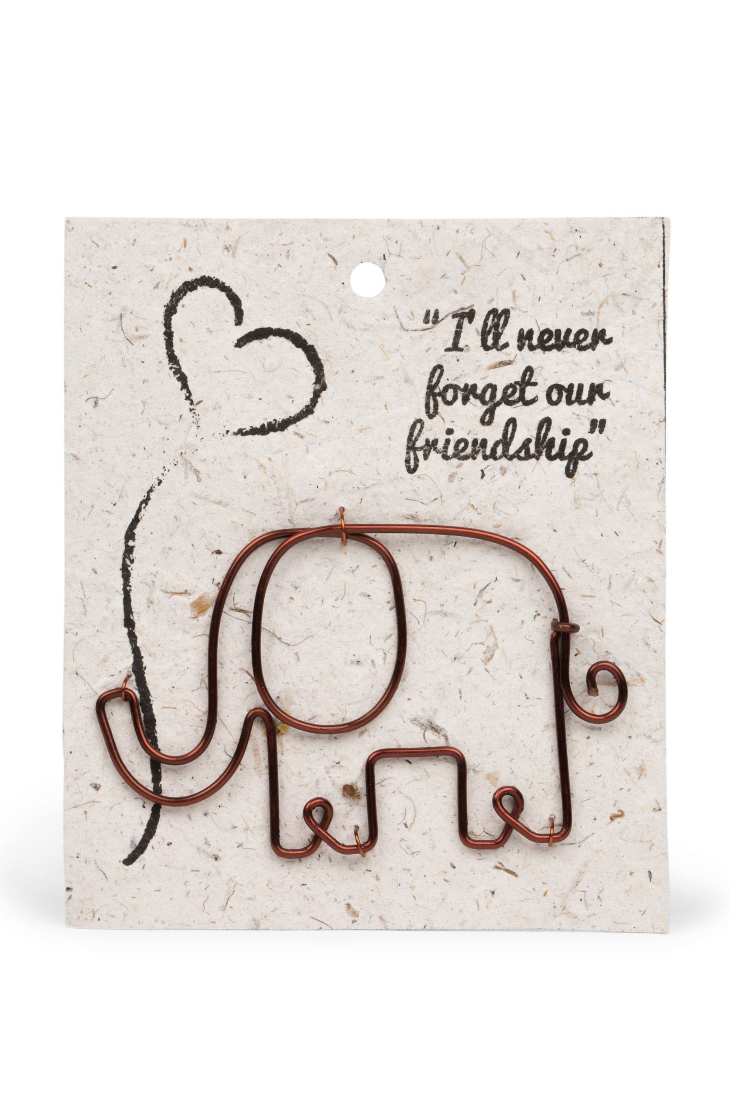 Wire Elephant Gift Bookmark - Ten Thousand Villages