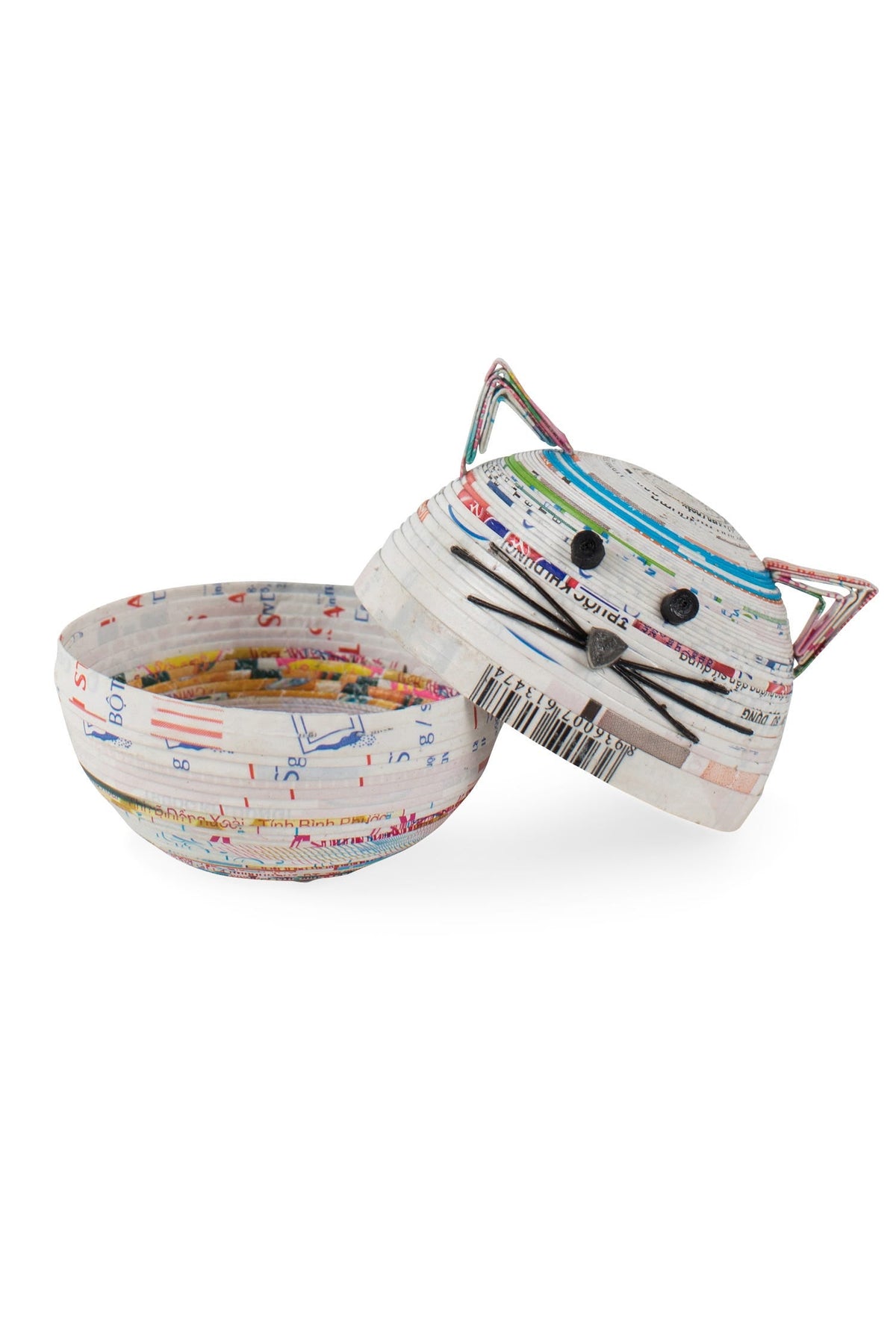 Coiled Paper Cat Box - Ten Thousand Villages