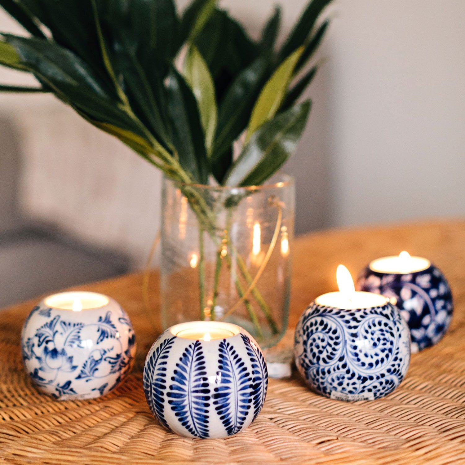 Flowering Tea Light Holder - Ten Thousand Villages