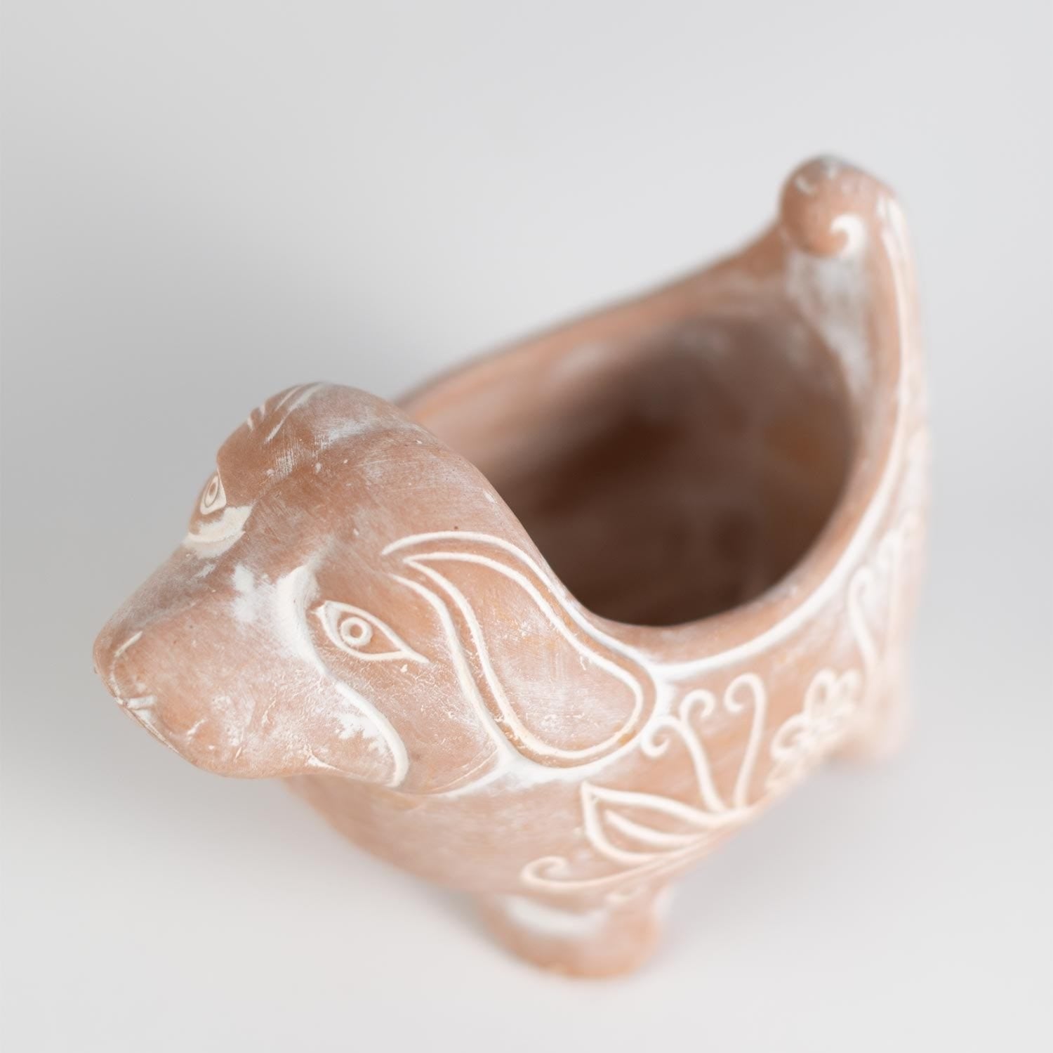 Terracotta Dog Planter - Ten Thousand Villages