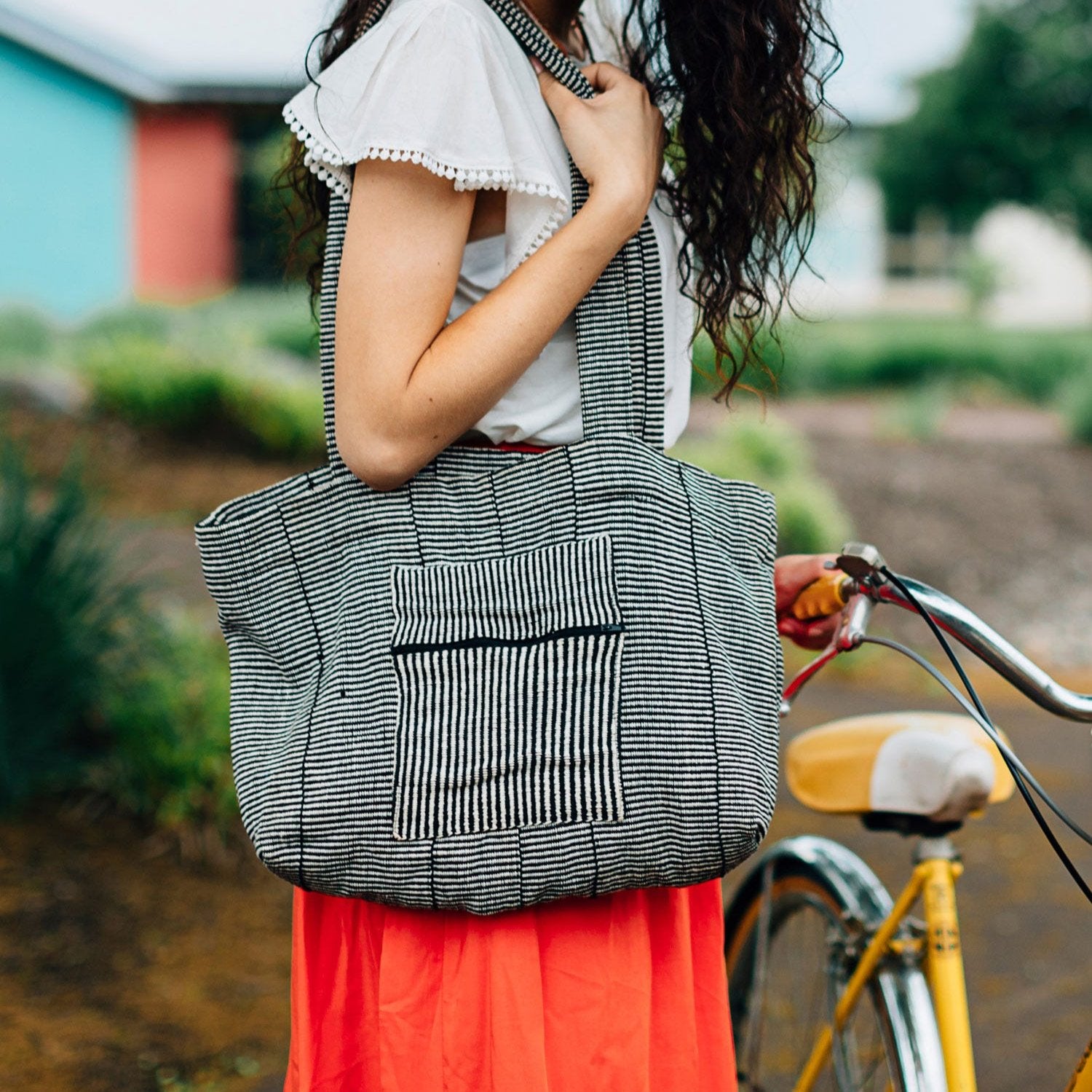 Cotton Weave Tote to Go - Ten Thousand Villages