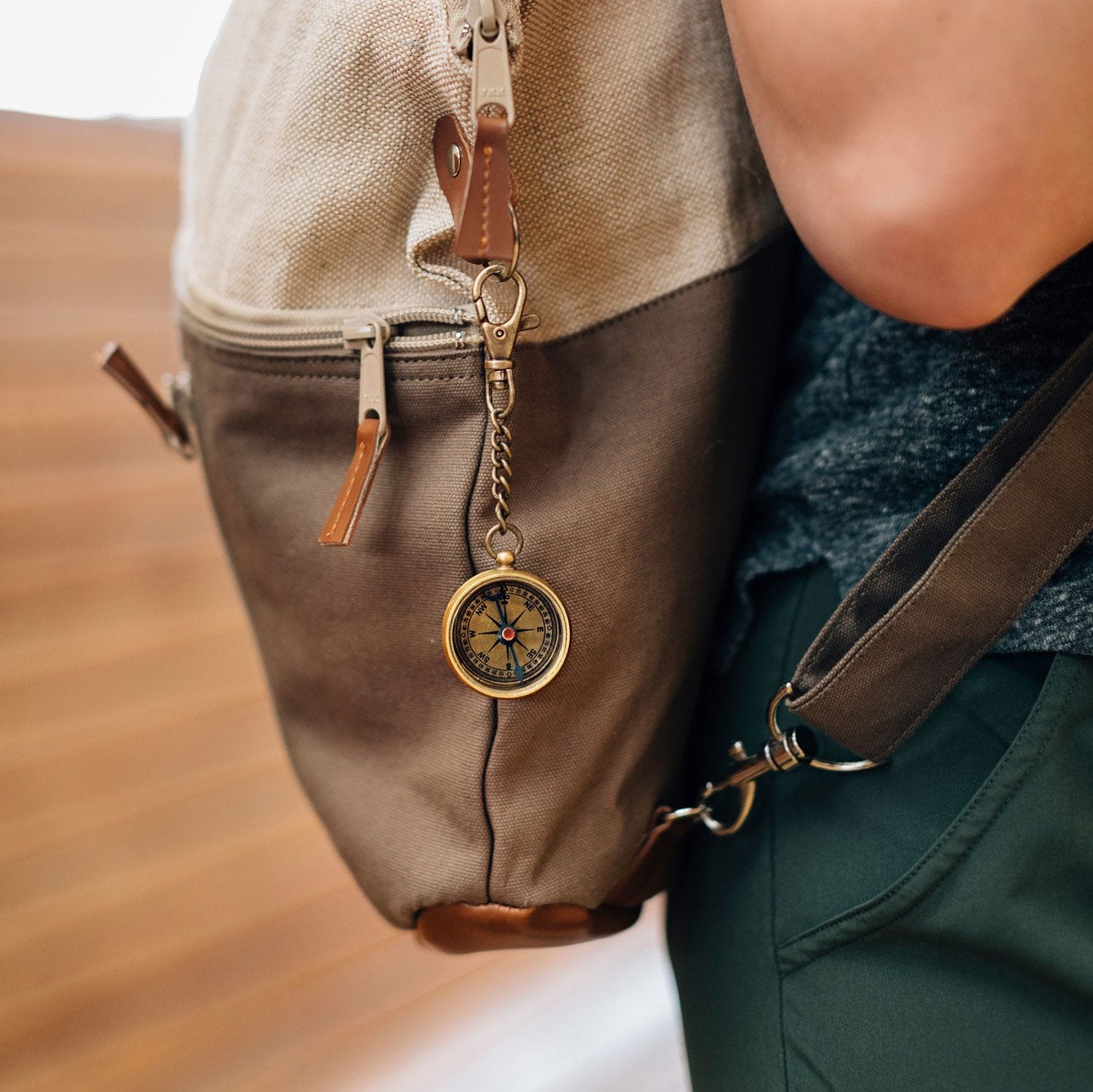 Compass Key Chain - Ten Thousand Villages