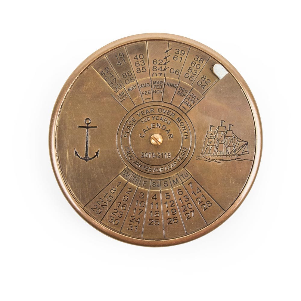 100 Year Calendar - Ten Thousand Villages