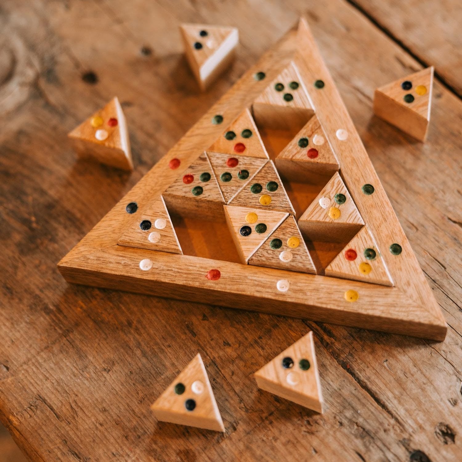 Triangle Puzzle Game - Ten Thousand Villages