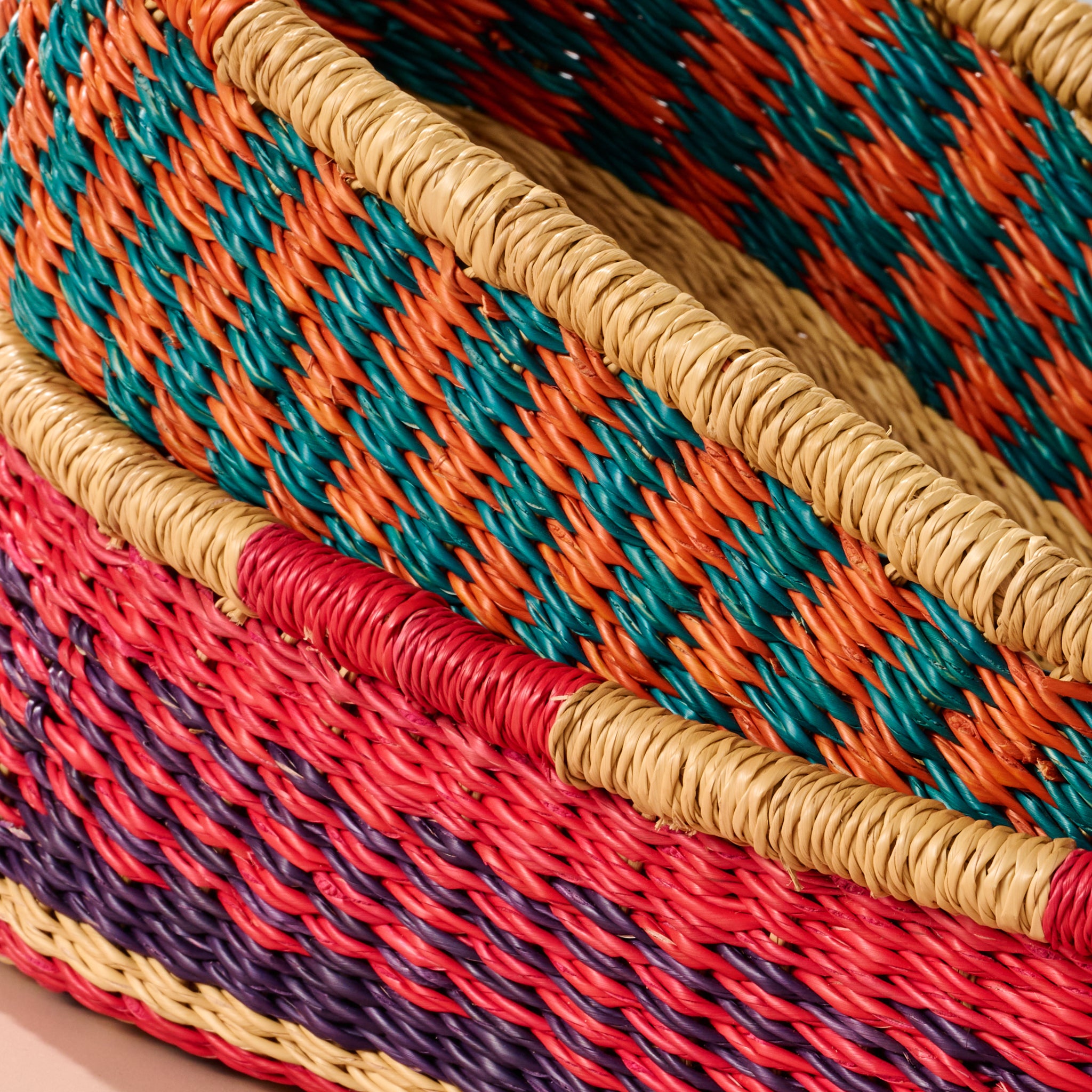 Ghana Breaking Bread Basket - Assorted - Ten Thousand Villages