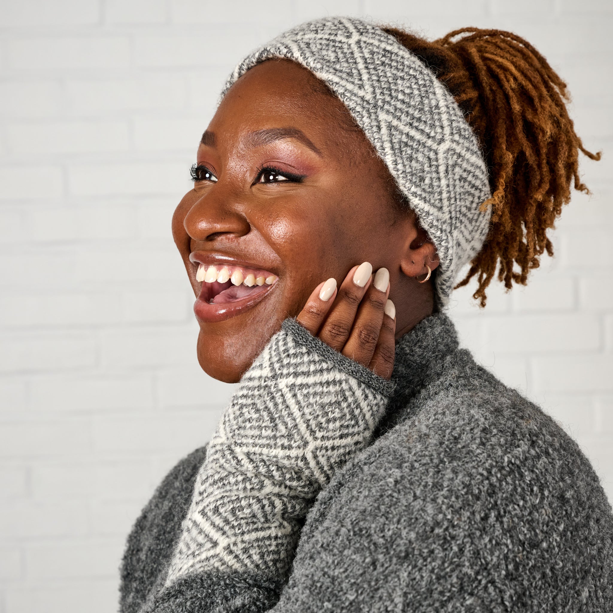 Geometric Alpaca Wool Headband - Ten Thousand Villages