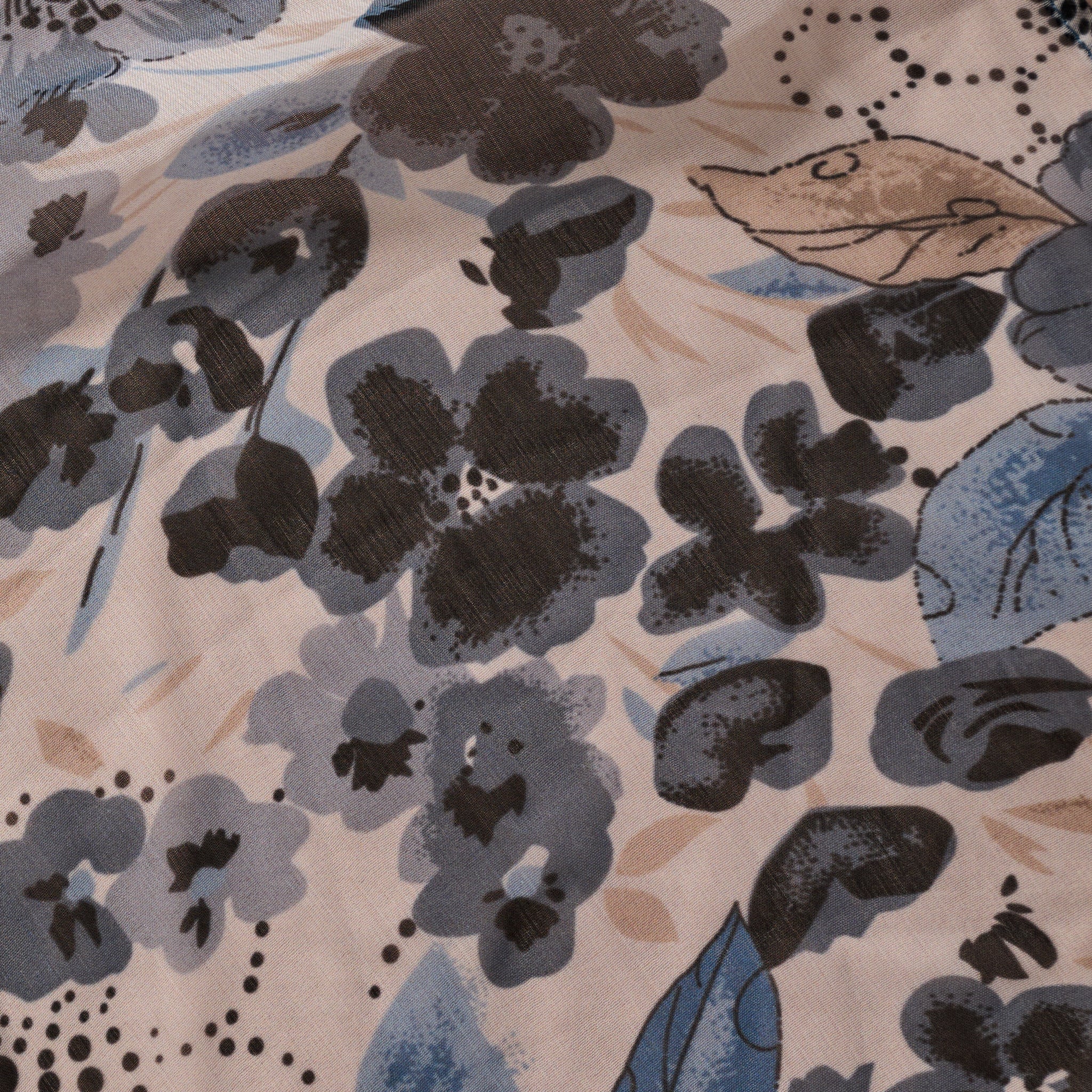 Samiti Floral Chiffon Scarf - Ten Thousand Villages