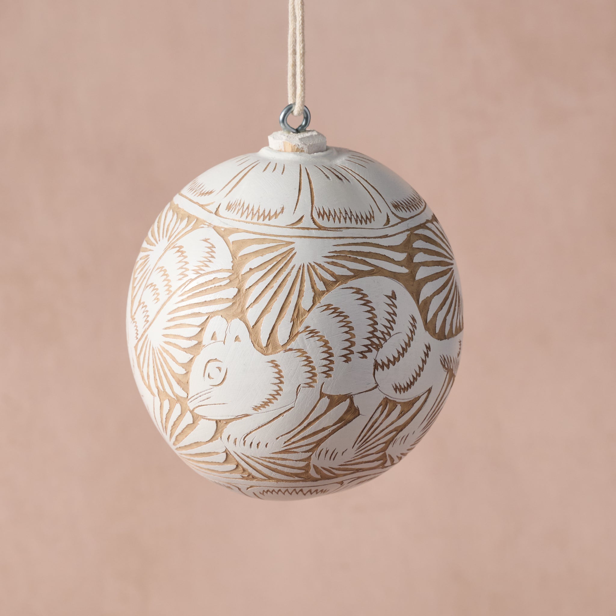 Blanca Etched Ball Ornament - Ten Thousand Villages