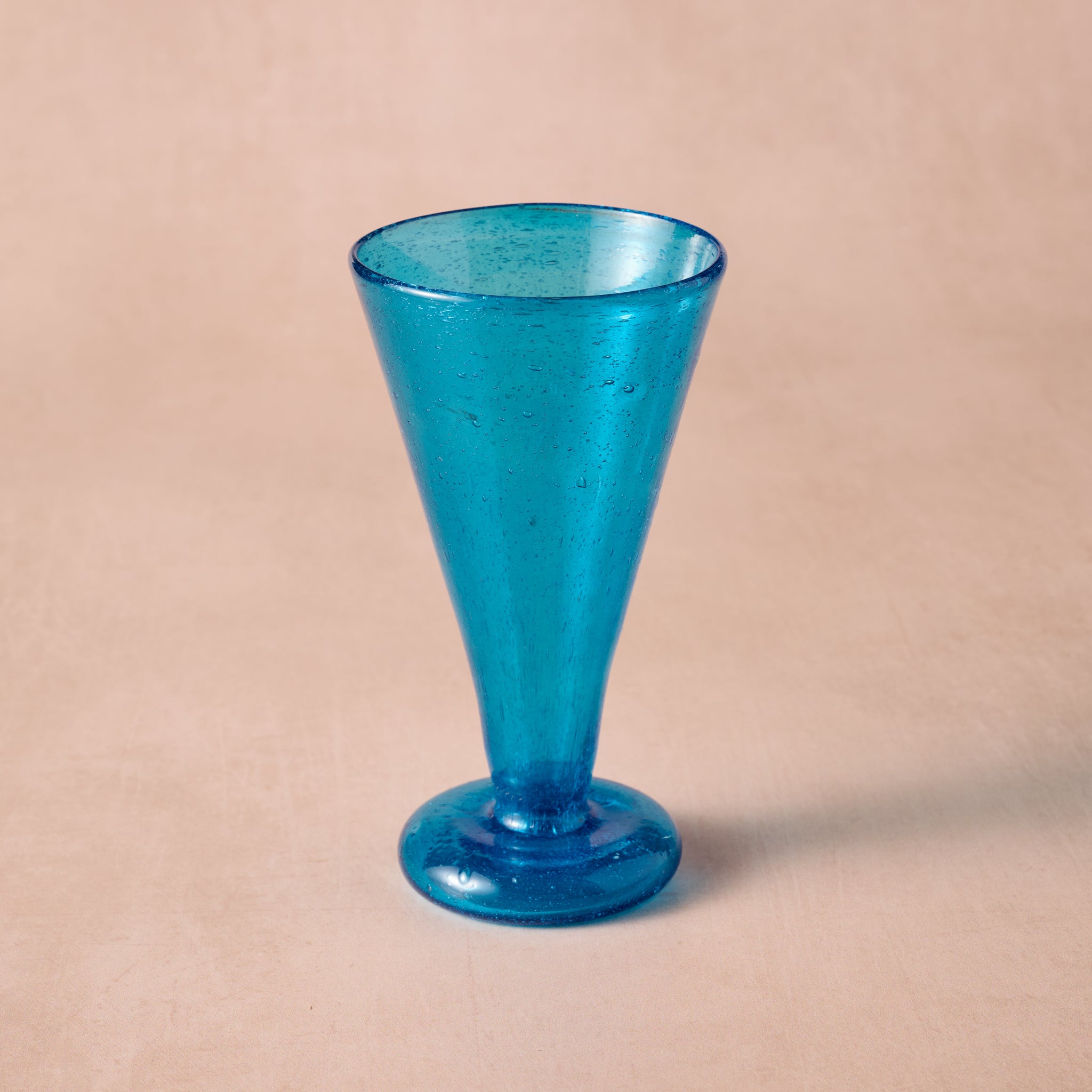 Sama Blue Handblown Cocktail Glass - Ten Thousand Villages
