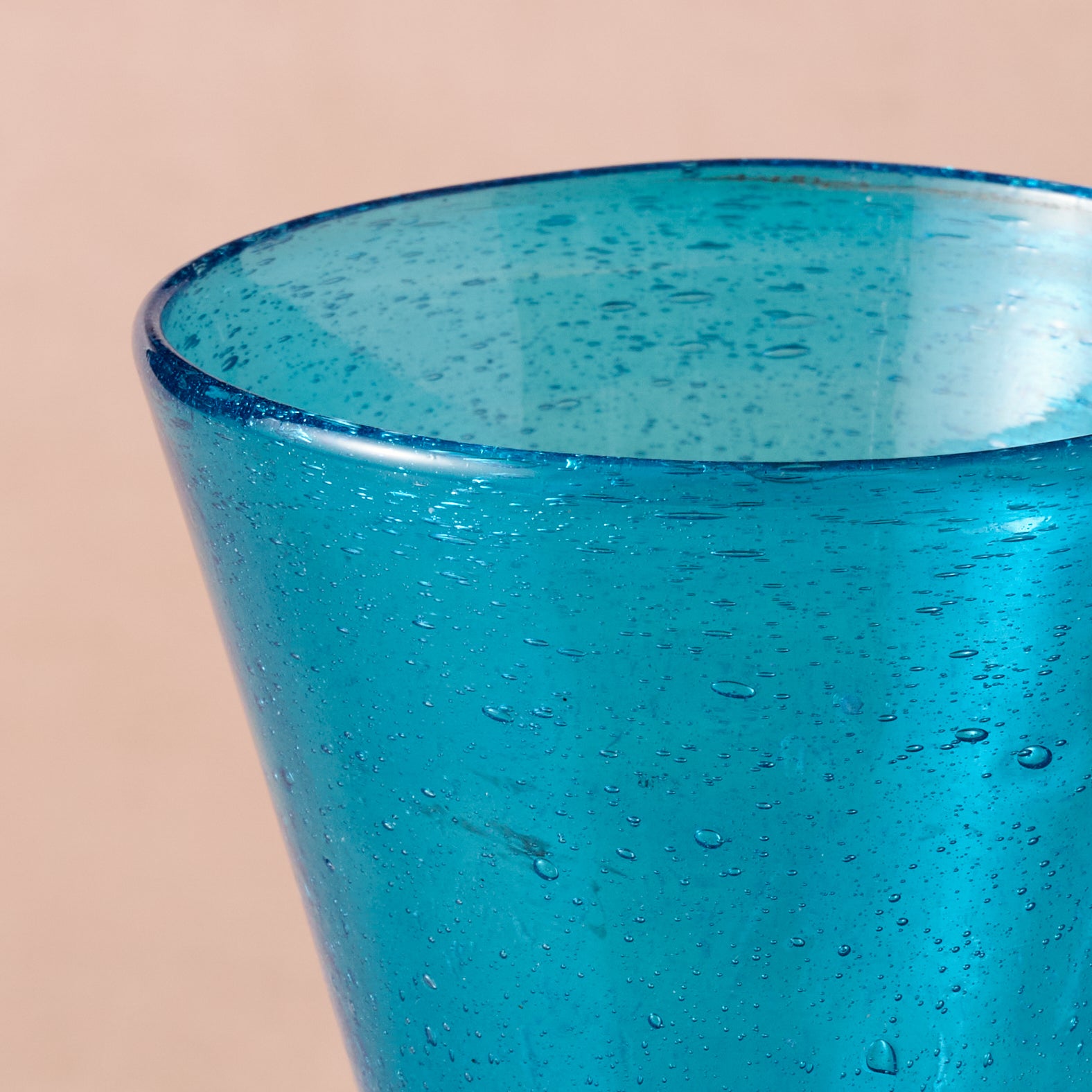 Sama Blue Handblown Cocktail Glass - Ten Thousand Villages