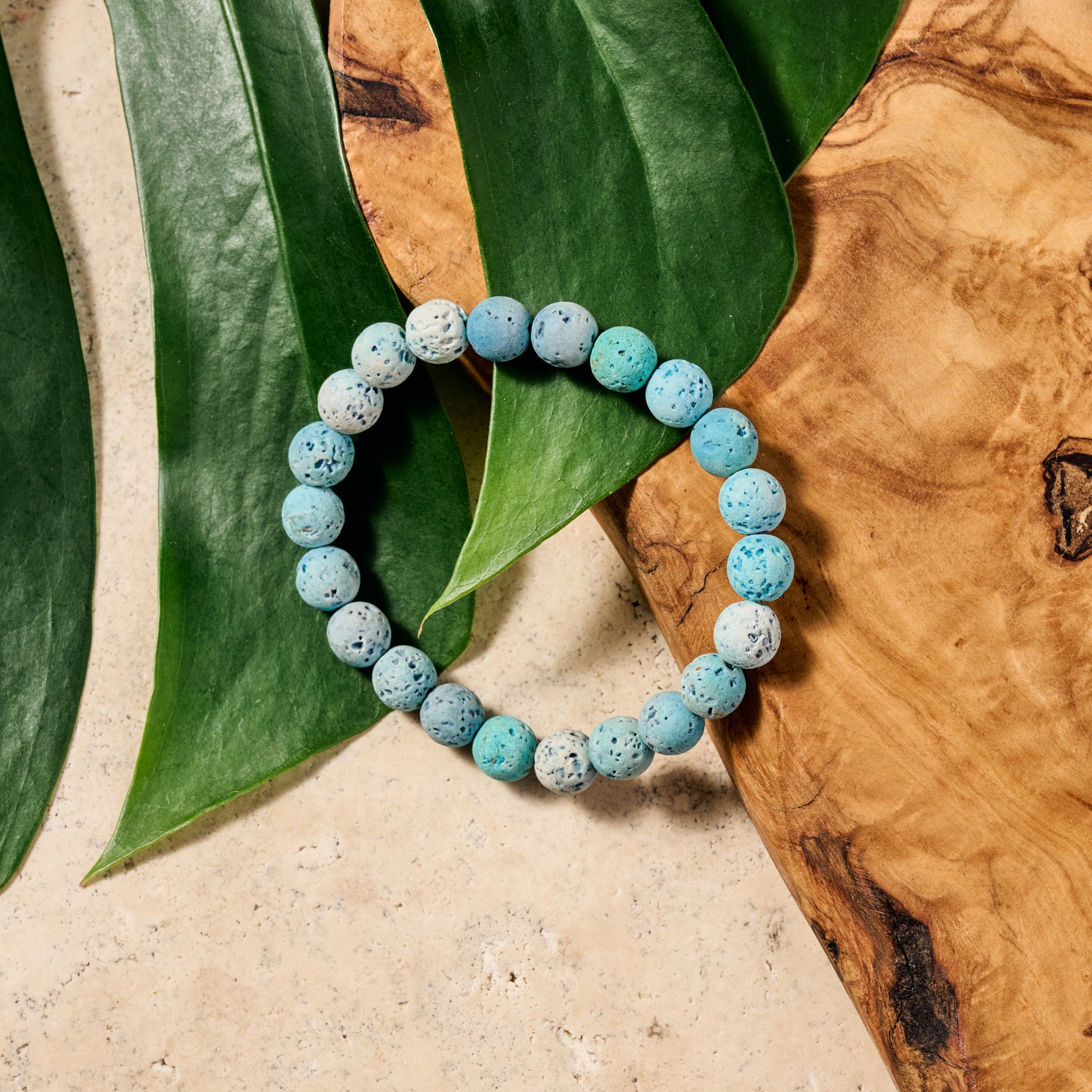 Sama Lava Rock Stretch Bracelet - Ten Thousand Villages