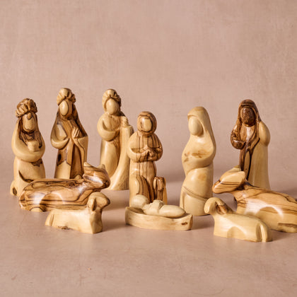 Carved Olive Wood Nativity - Ten Thousand Villages