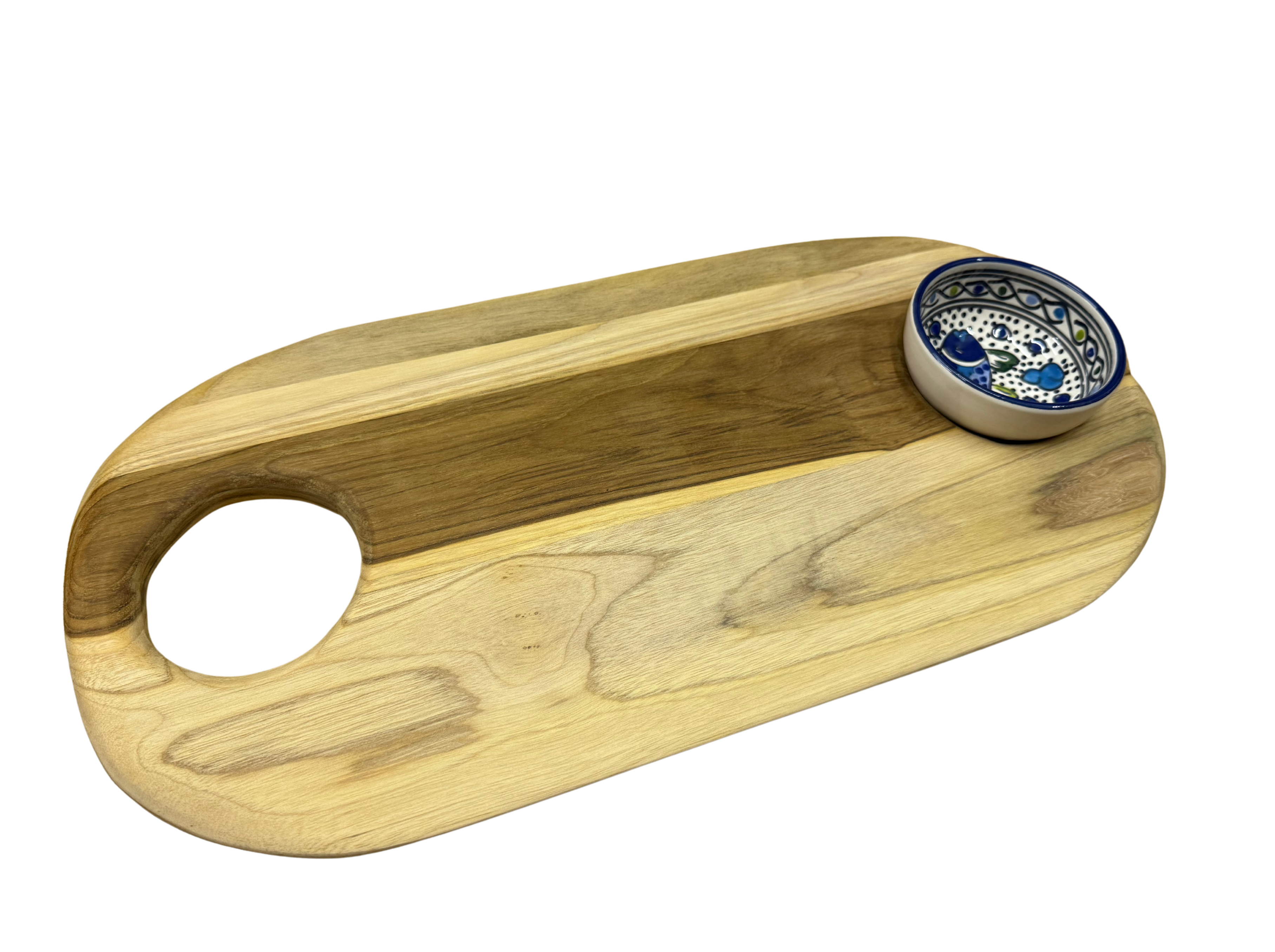 Ana Teak Charcuterie Board - Ten Thousand Villages