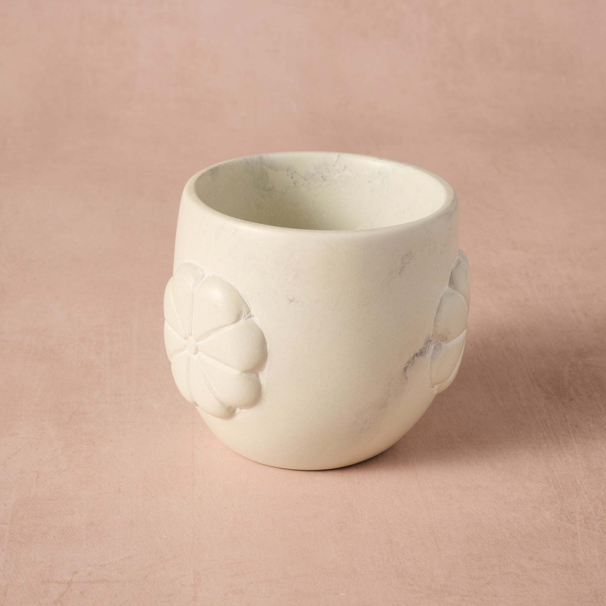 Mea Floral Soapstone Planter - Ten Thousand Villages