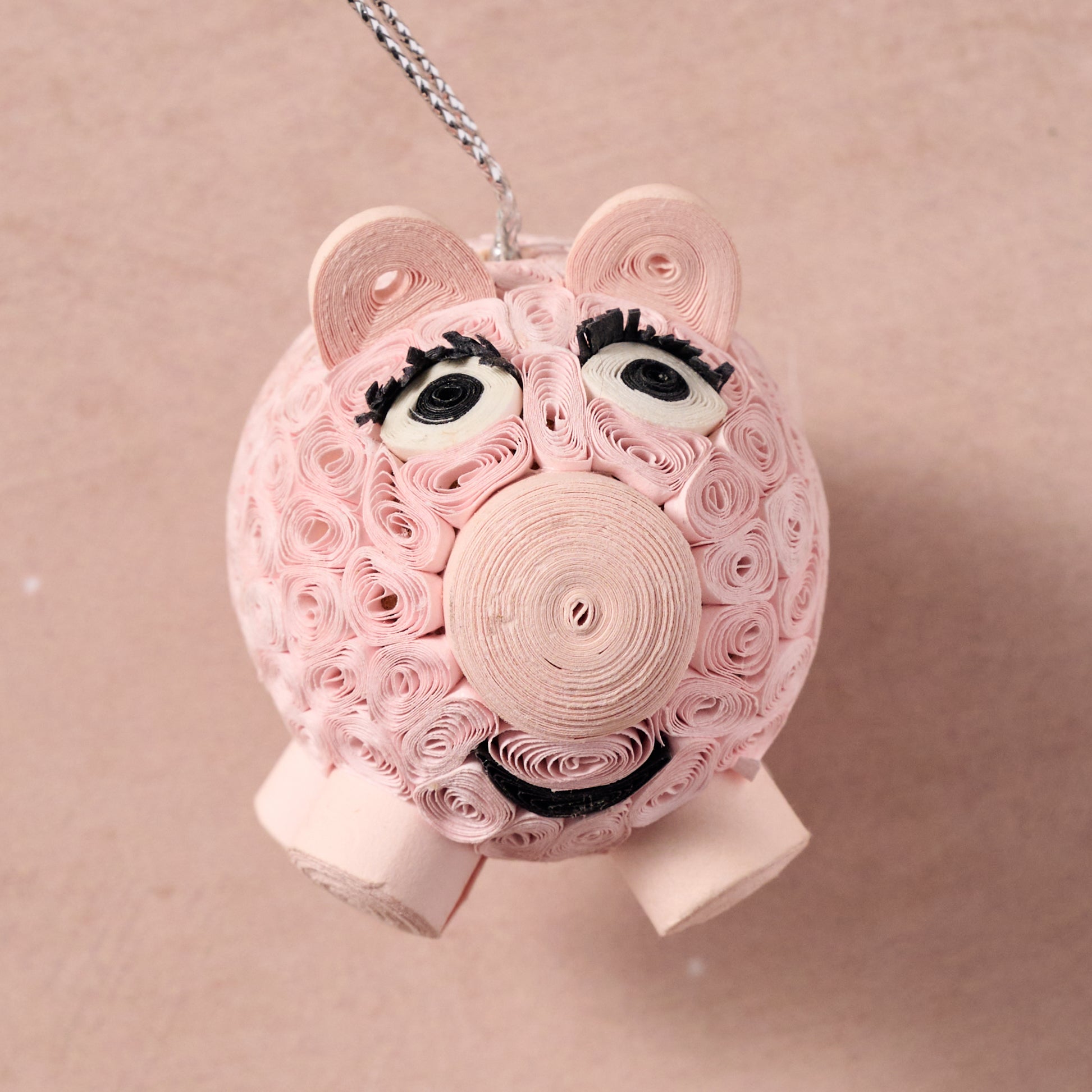 Smiling Pig Ornament - Ten Thousand Villages