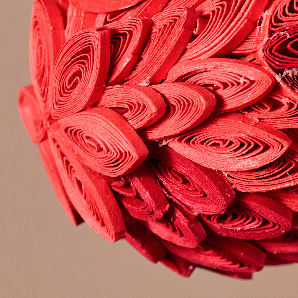 Dep Quilled Cardinal Ornament - Ten Thousand Villages